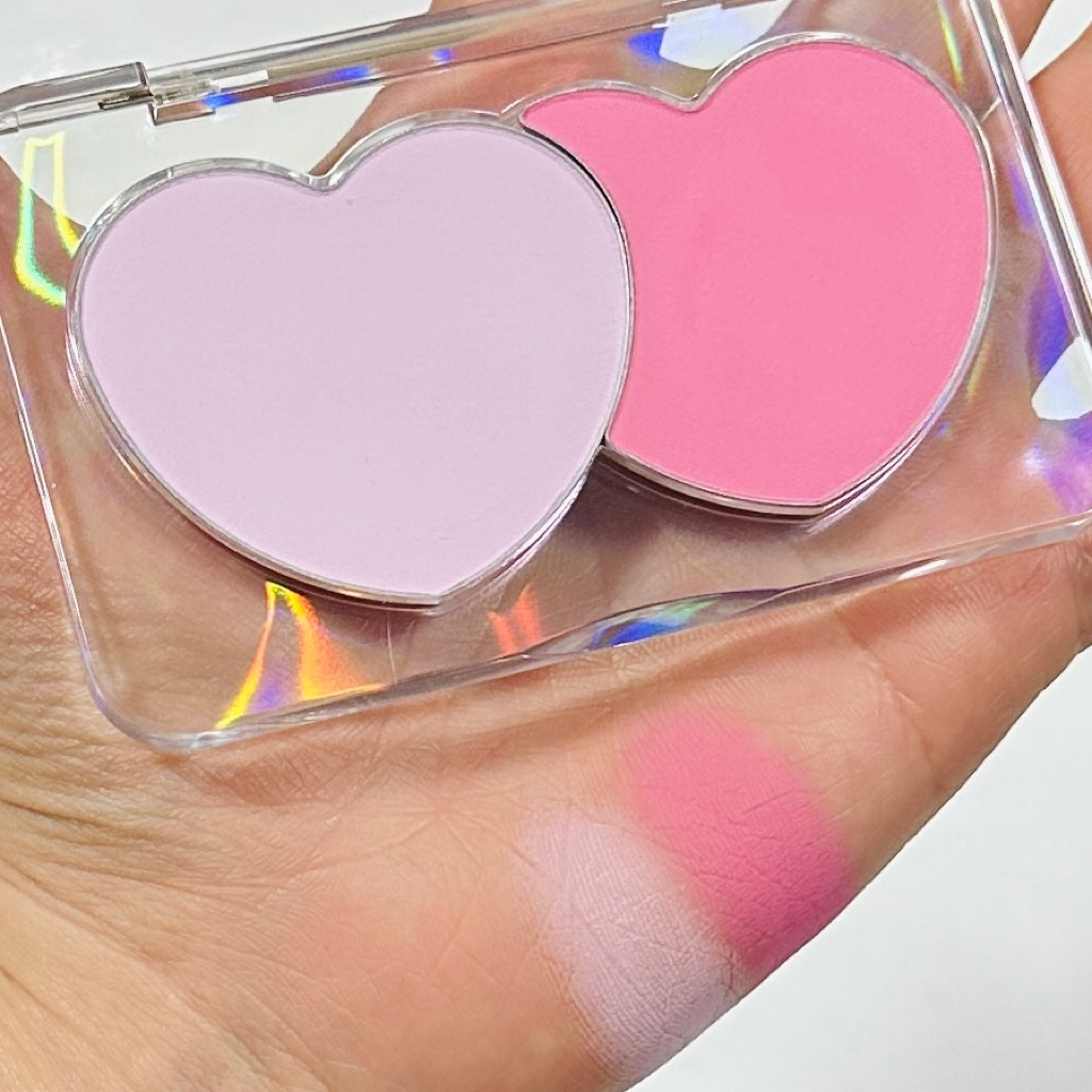 ハートポップデュオブラッシャー/ETUDE/パウダーチークを使ったクチコミ（3枚目）