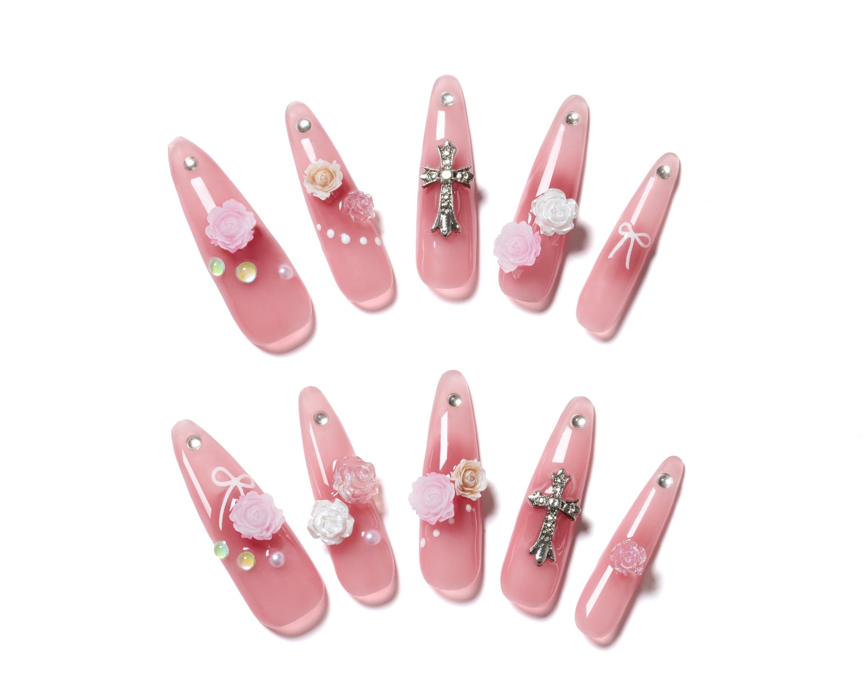 ネイルチップ（モード学園×iromikkeネイルコレクション） MDIN02（XS）