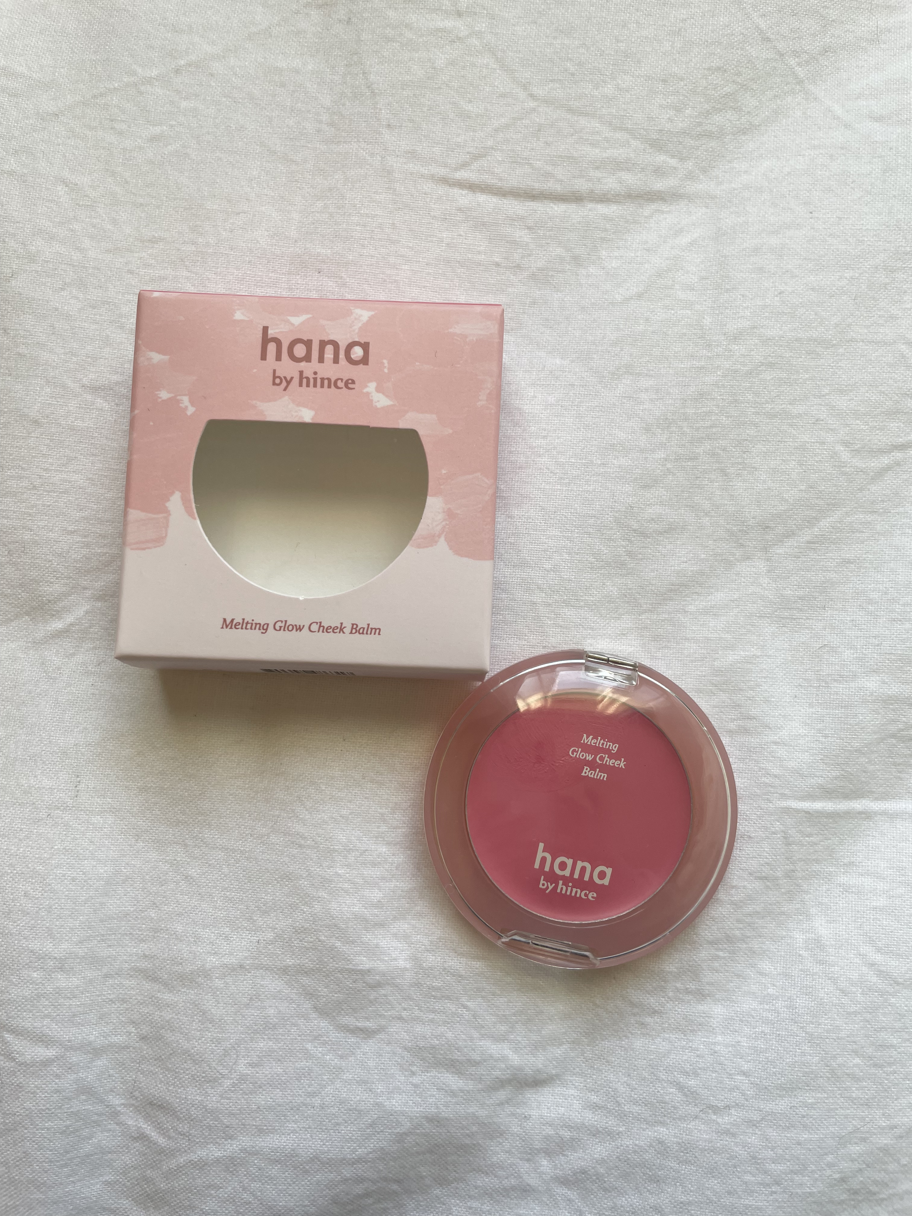 メルティンググロウチークバーム/hana by hince/ジェル・クリームチークを使ったクチコミ（1枚目）