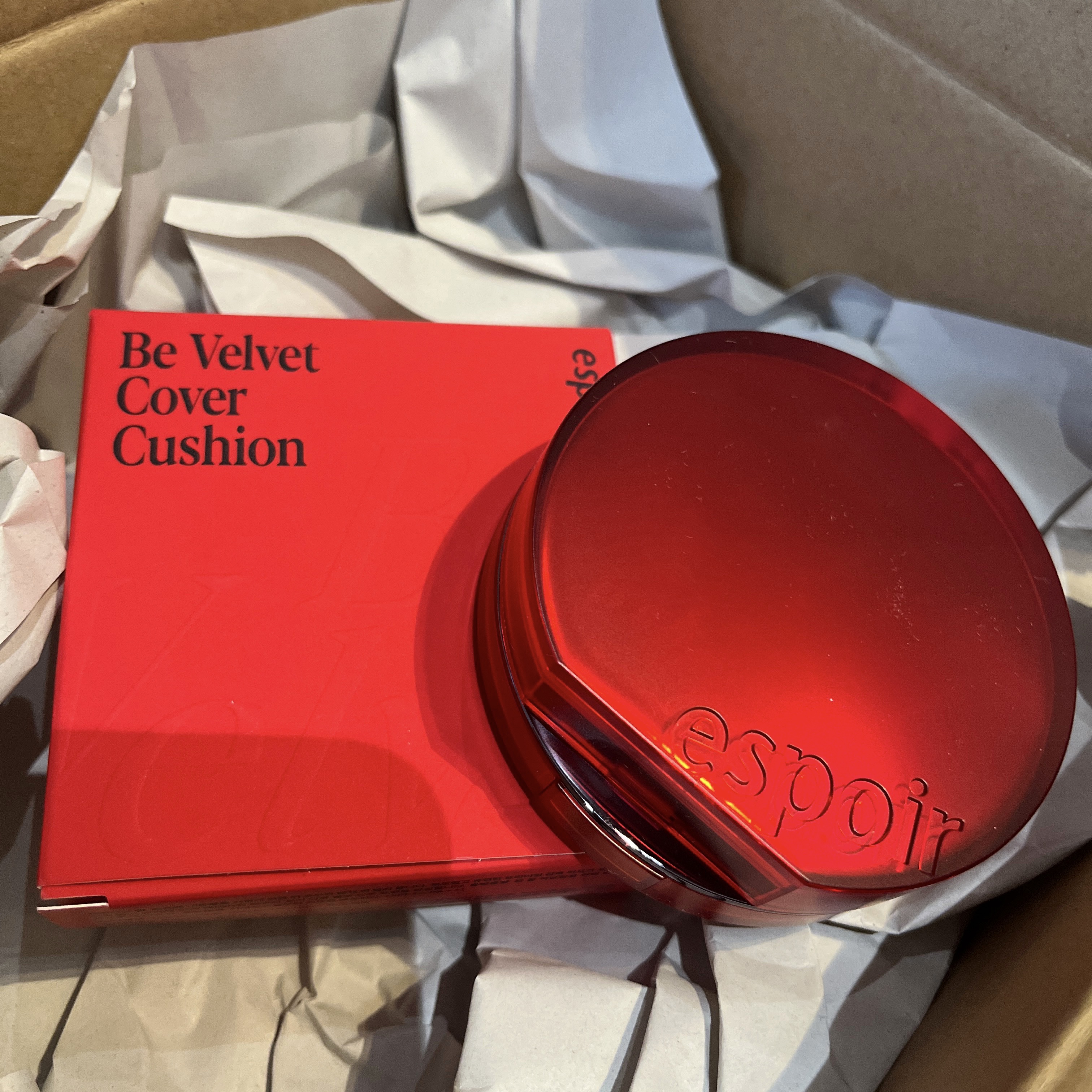 ビーベルベットカバークッション/espoir/クッションファンデーションを使ったクチコミ（1枚目）