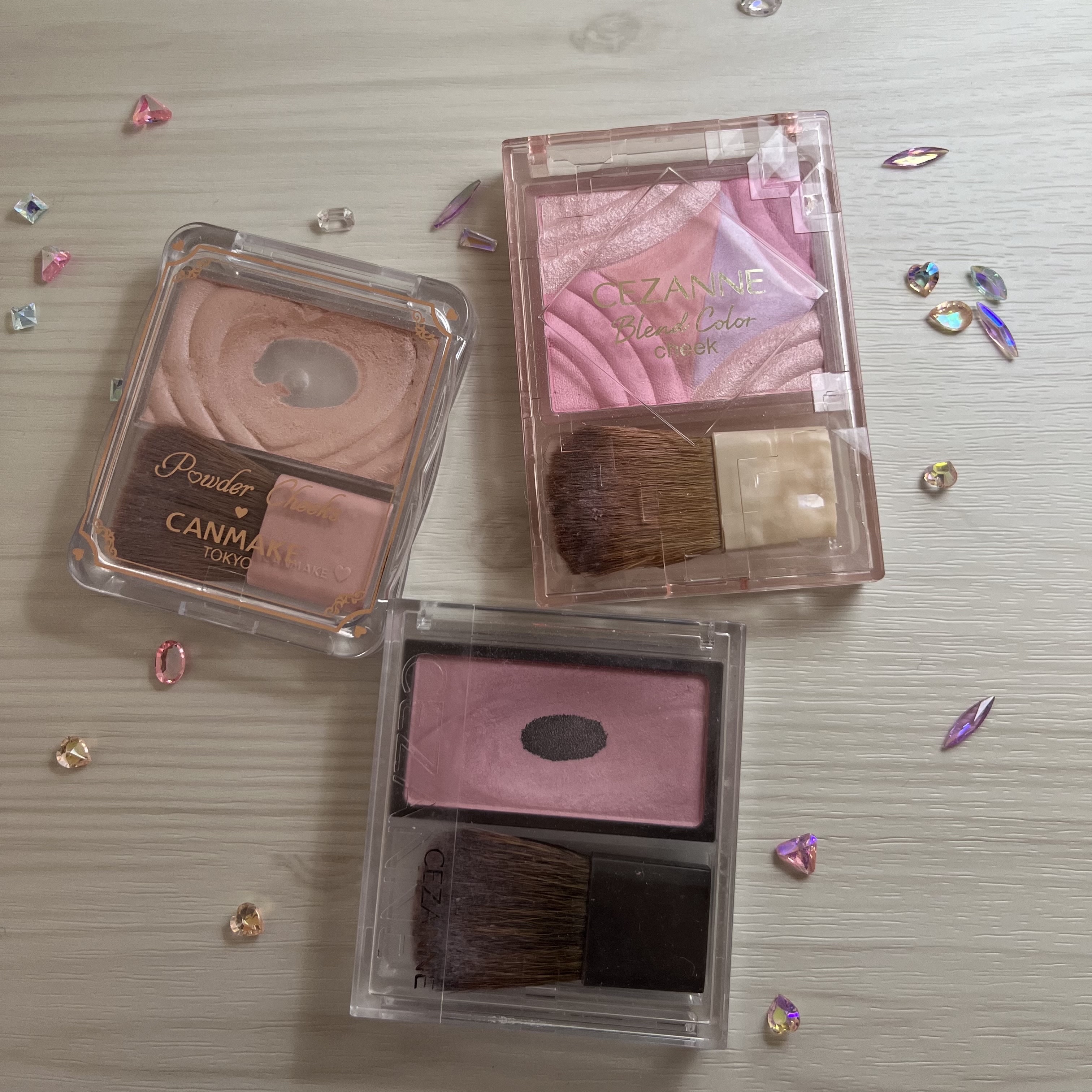 チークブラッシュ/CEZANNE/パウダーチークを使ったクチコミ（1枚目）