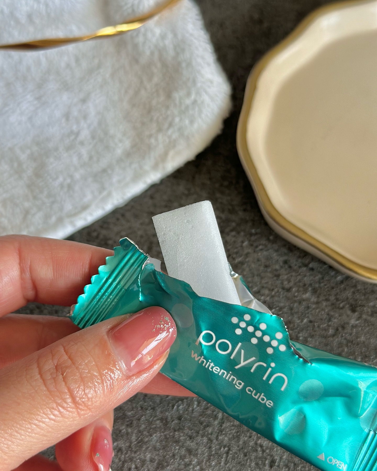 ホワイトニング用スポンジハミガキ/リジェンティス/その他オーラルケアを使ったクチコミ（3枚目）