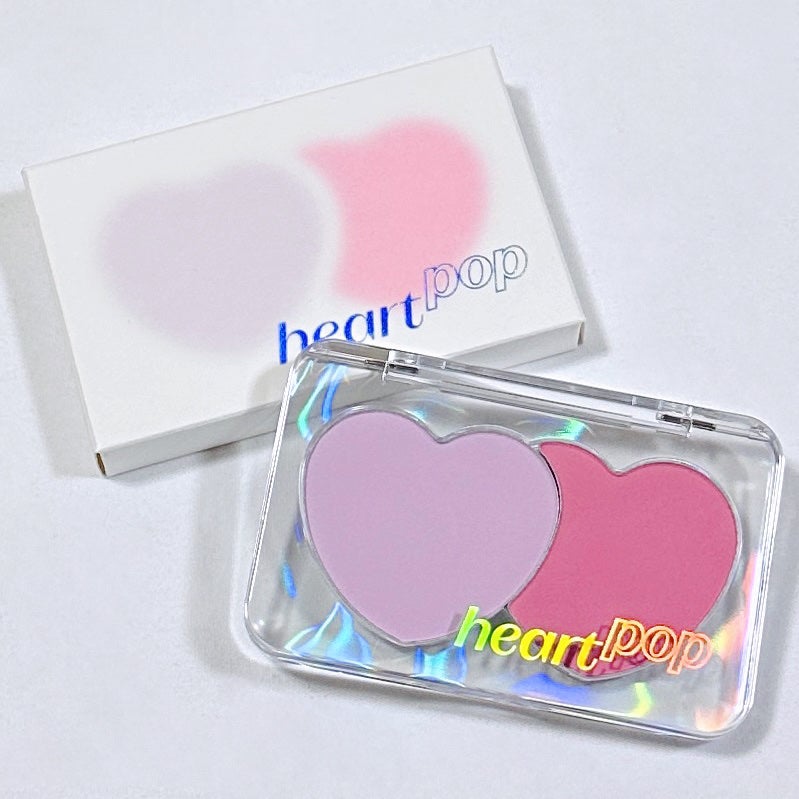 ハートポップデュオブラッシャー/ETUDE/パウダーチークを使ったクチコミ(1枚目)