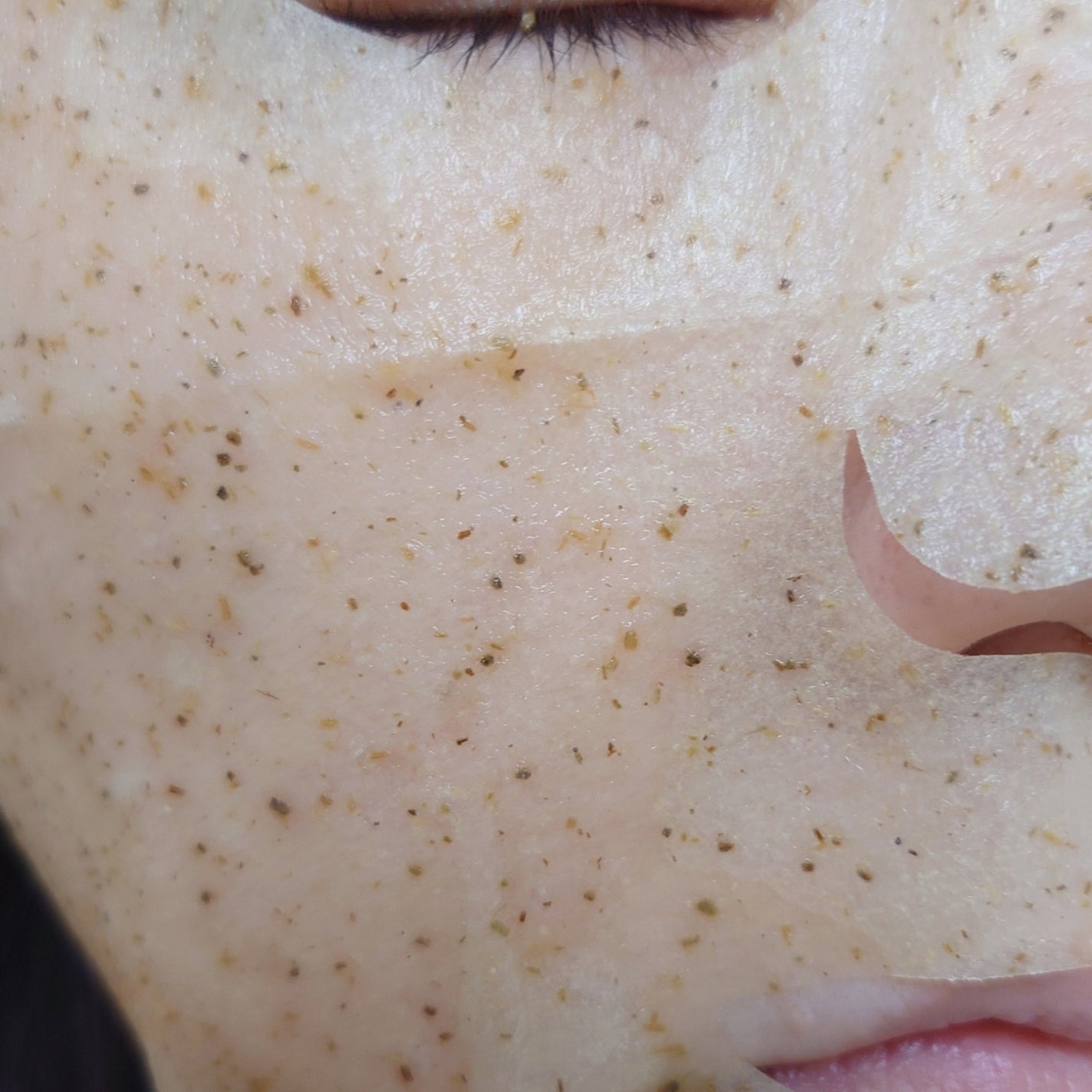 ツボクサスージングハイドロヨモギマスク/LIALUSTER/シートマスク・パックを使ったクチコミ(5枚目)