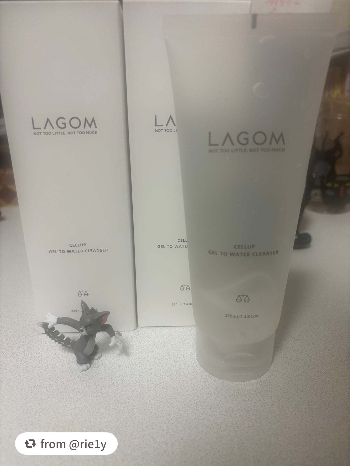 ラゴム ジェルトゥウォーター クレンザー(朝用洗顔)/LAGOM /その他洗顔料を使ったクチコミ(1枚目)