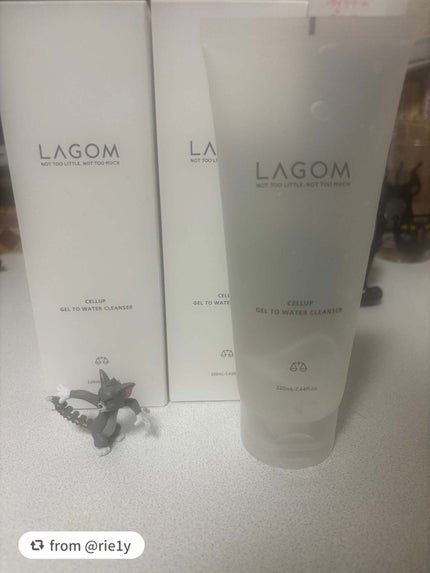 ラゴム ジェルトゥウォーター クレンザー(朝用洗顔)/LAGOM /その他洗顔料を使ったクチコミ(1枚目)