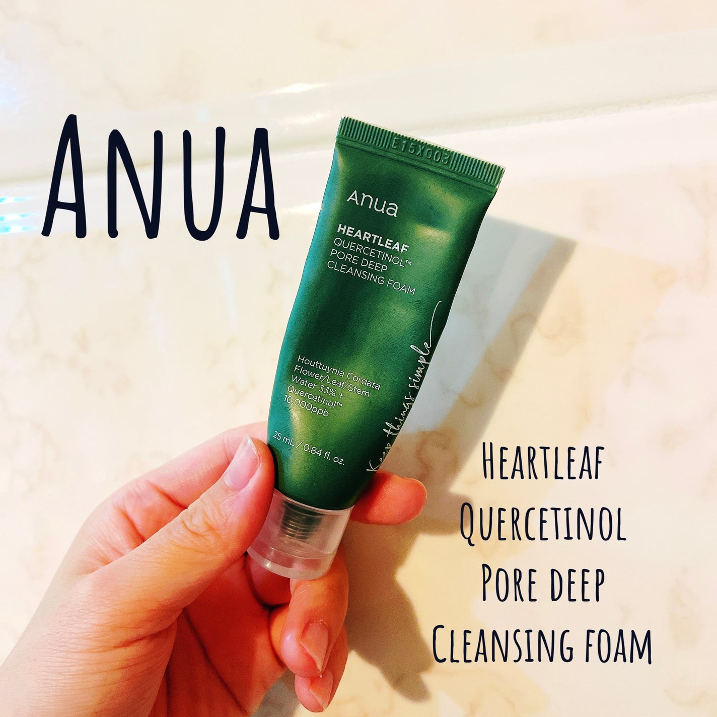 ドクダミポアディープクレンジングフォーム/Anua/洗顔フォームを使ったクチコミ(1枚目)