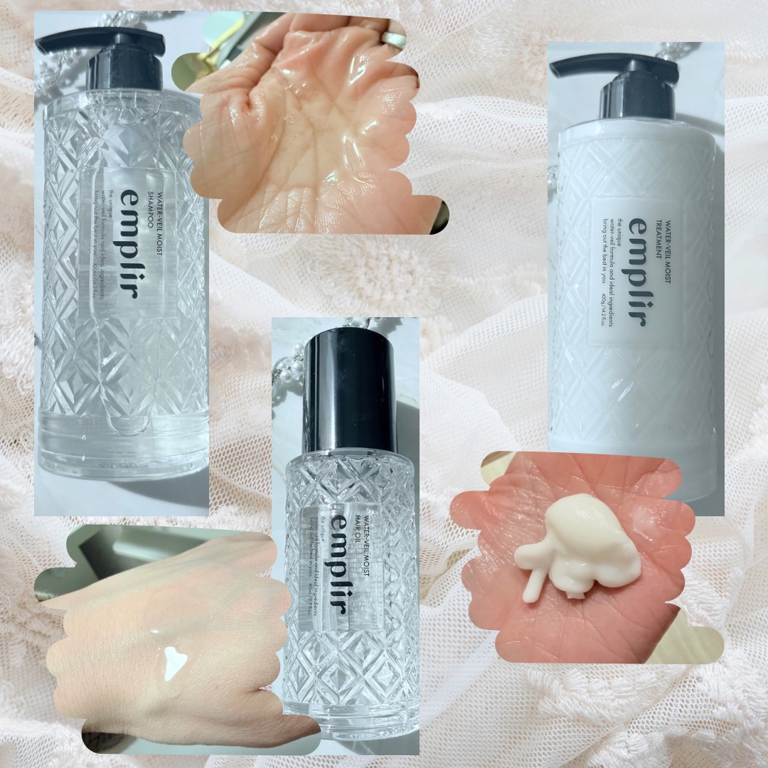 ウォーターベール　モイストシャンプー／トリートメント/emplir/市販シャンプーを使ったクチコミ（2枚目）