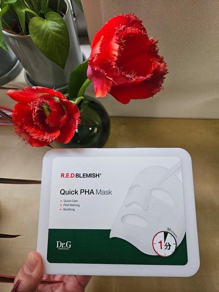 レッドブレミッシュクイックPHAシートマスク/Dr.G/シートマスク・パックを使ったクチコミ(1枚目)