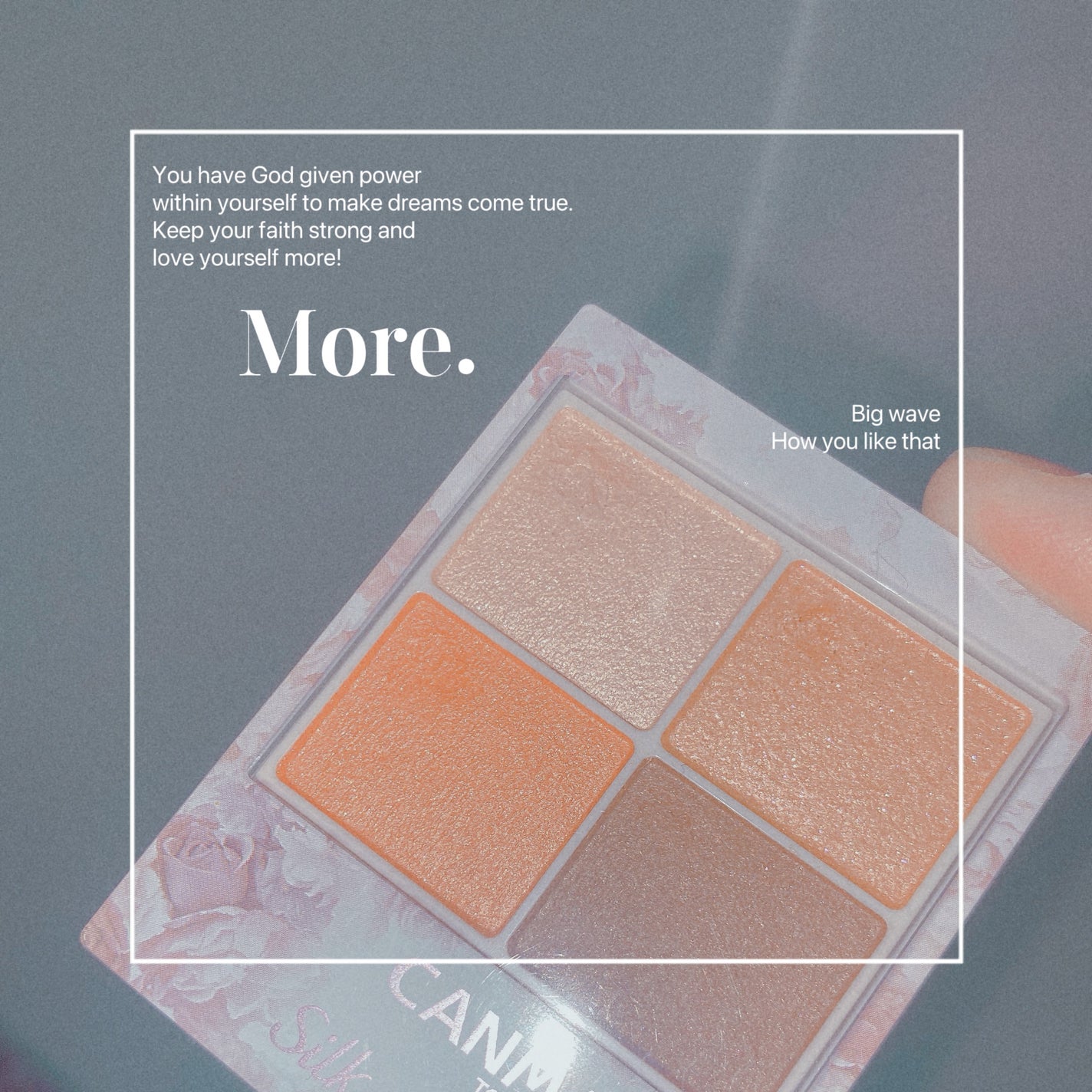 シルキースフレアイズ/キャンメイク/アイシャドウパレットを使ったクチコミ(1枚目)