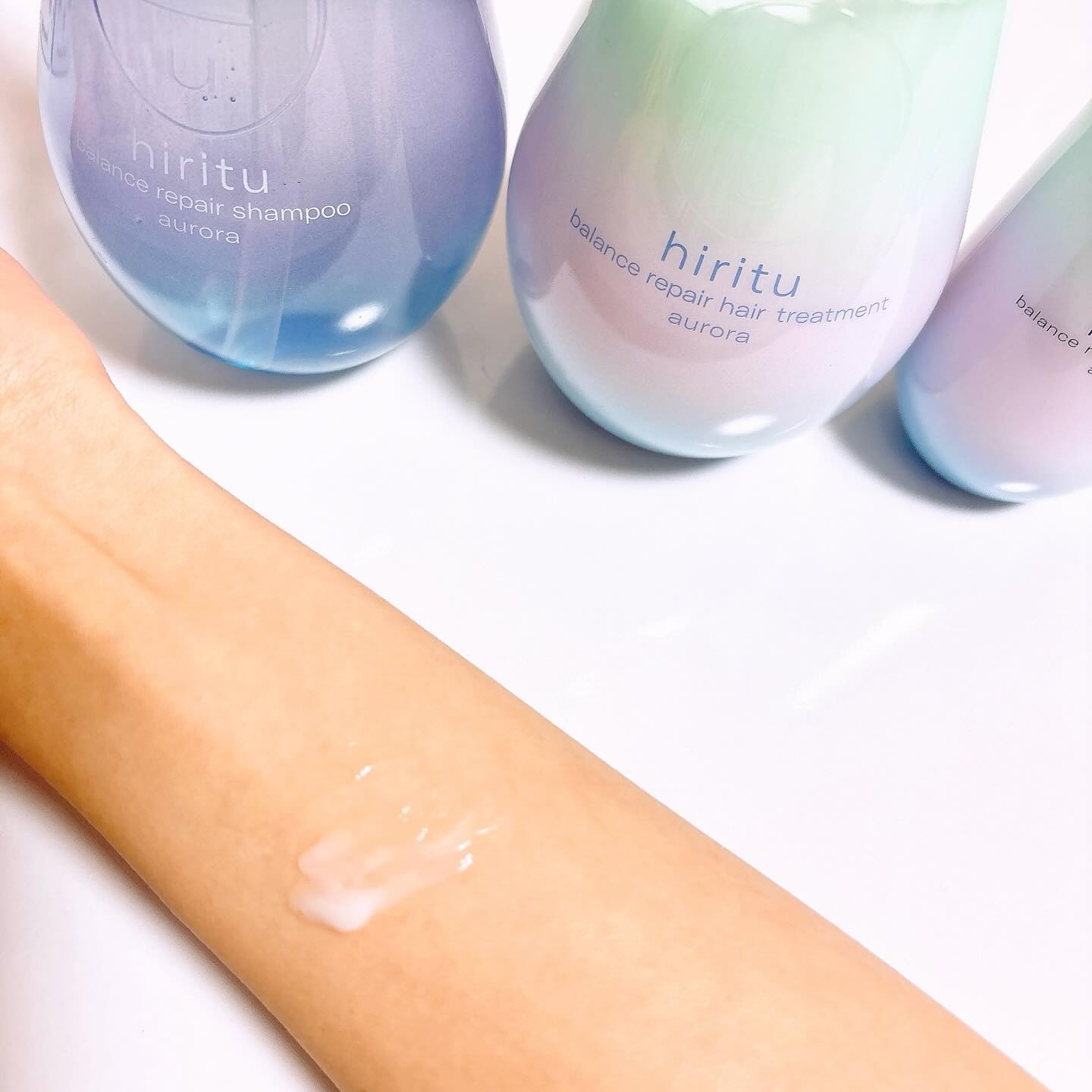 ヒリツ バランスリペアシャンプー/ヘアトリートメント オーロラ/hiritu/市販シャンプーを使ったクチコミ（3枚目）