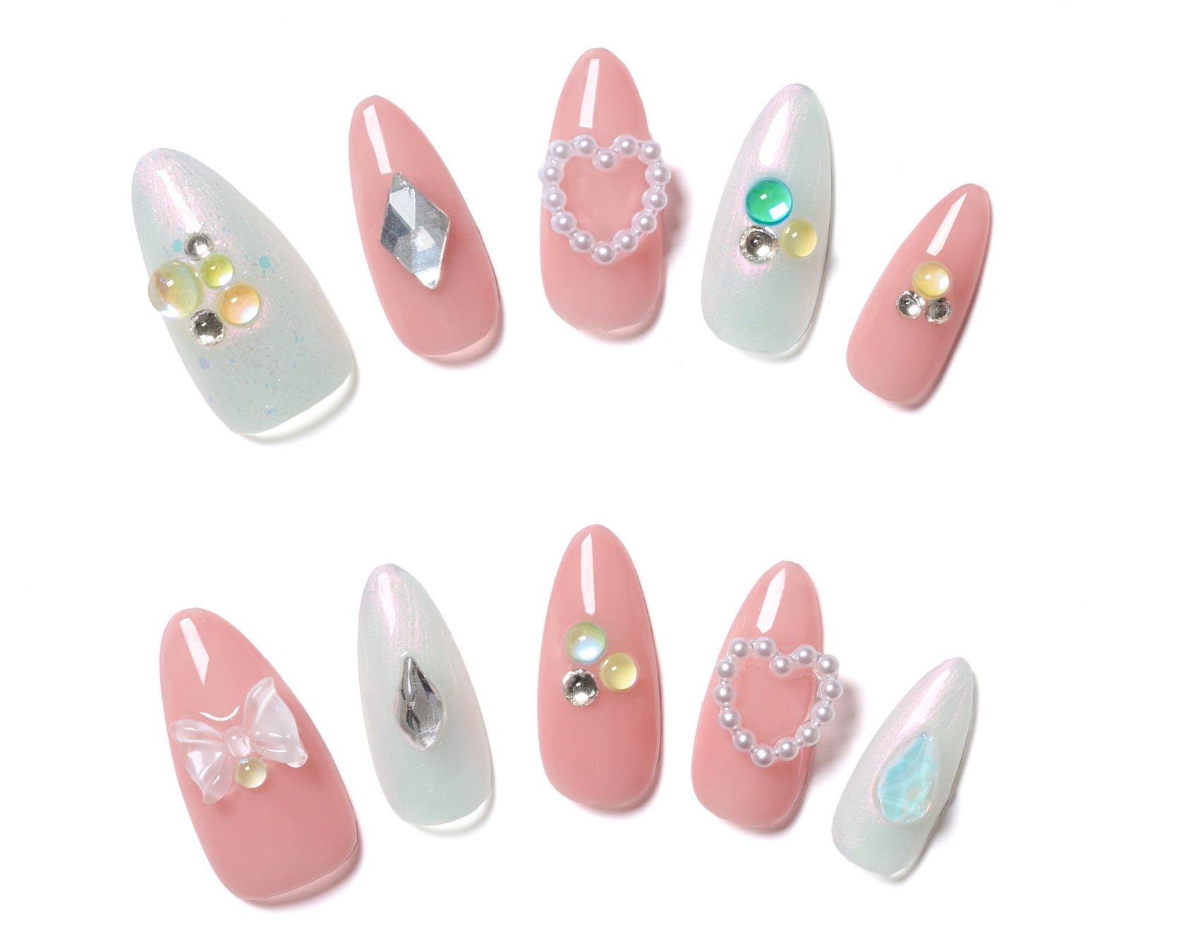 ネイルチップ（モード学園×iromikkeネイルコレクション） MIN02（XS）