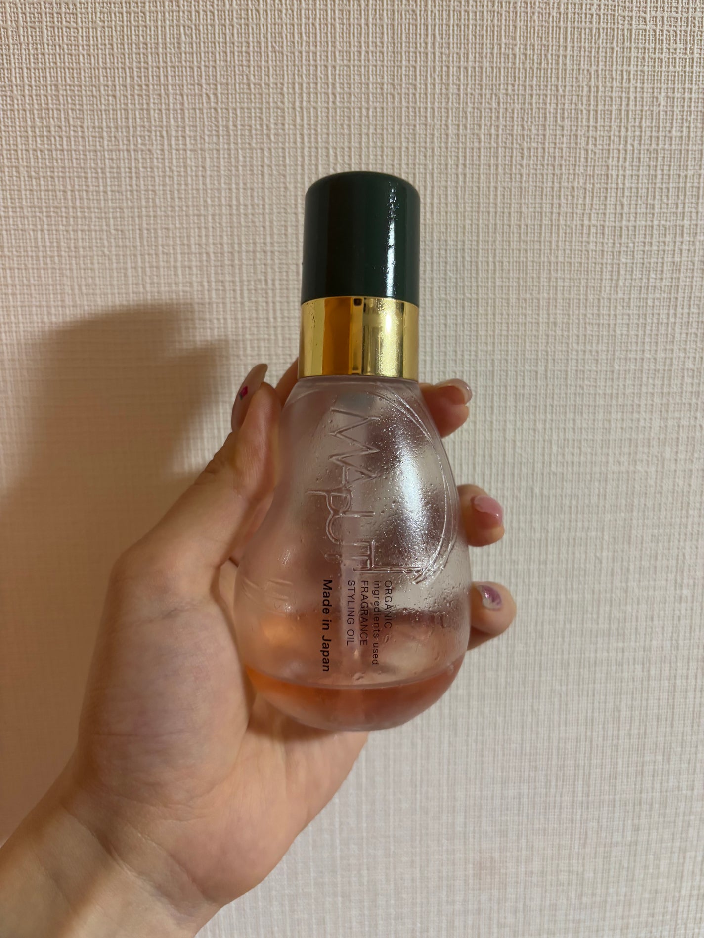 オーガニックフレグランススタイリングオイル MAPUTI/MAPUTI/ヘアオイルを使ったクチコミ(1枚目)