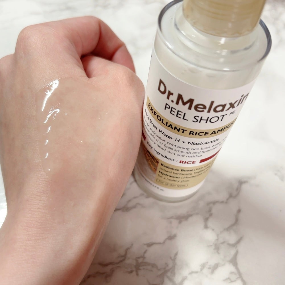 白米ピールショットゴマージュアンプル/Dr.Melaxin/美容液を使ったクチコミ(4枚目)