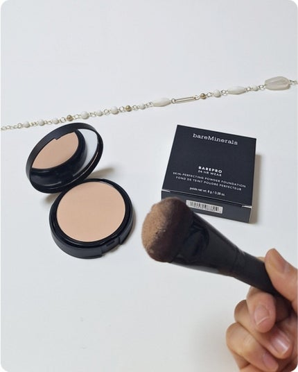 ベアプロ 24HR パウダー ファンデーション/bareMinerals/パウダーファンデーションを使ったクチコミ(3枚目)