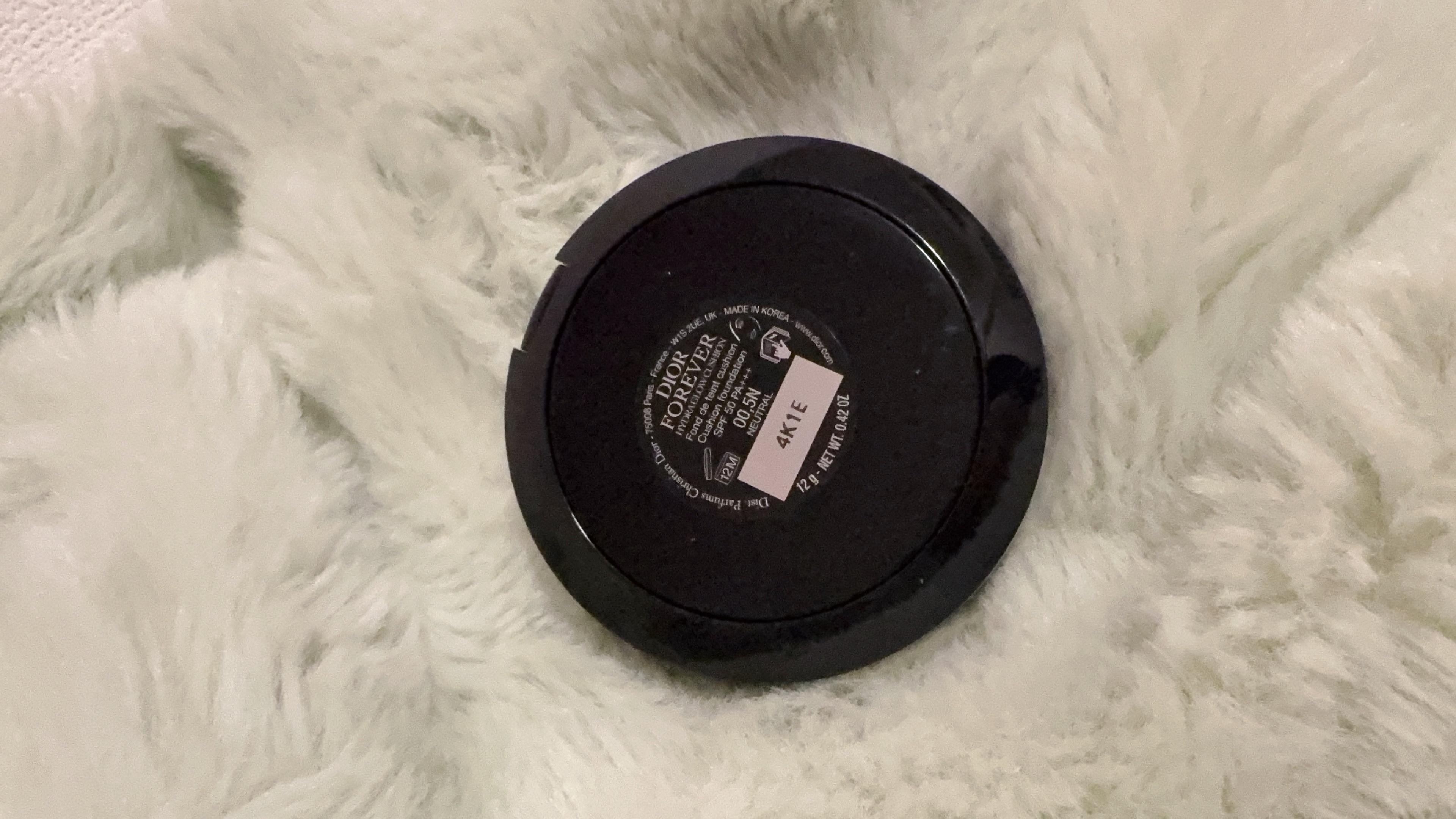 ディオールスキン フォーエヴァー イドラ グロウ クッション（リフィル） 00.5N/Dior/クッションファンデーションを使ったクチコミ（2枚目）