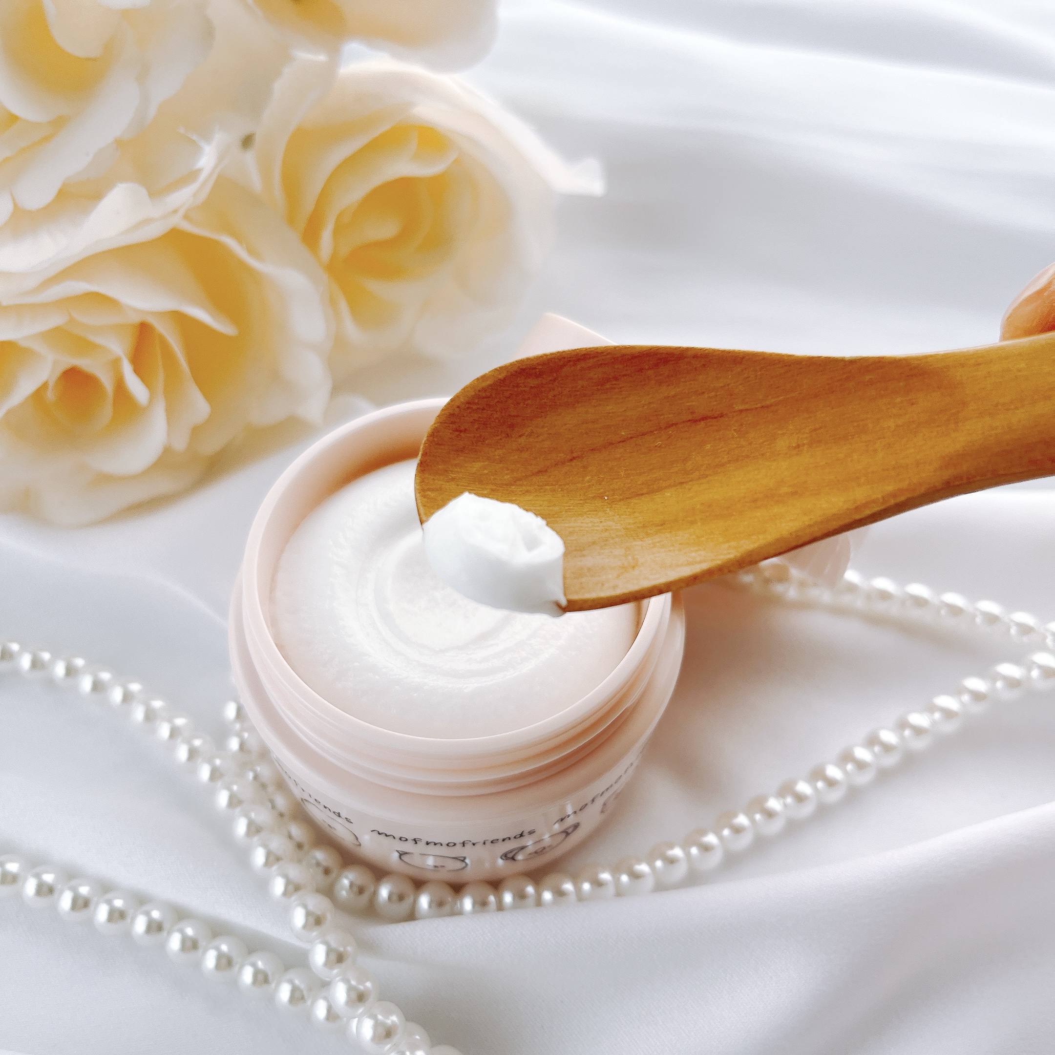 モフモフレンズ しっとり肌バリアクリーム/明色/フェイスクリームを使ったクチコミ（3枚目）