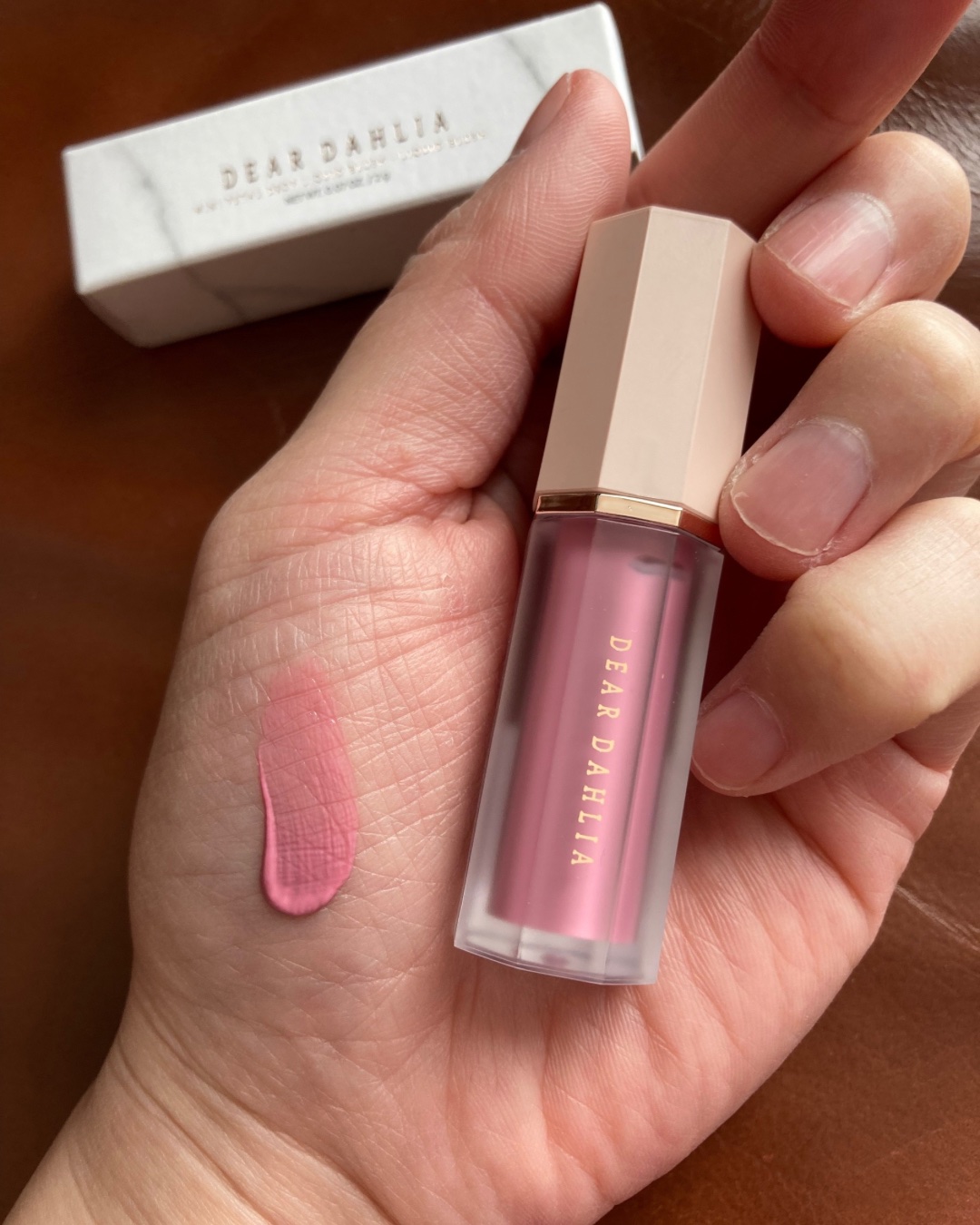 ペタルドロップリキッドブラッシャー/DEAR DAHLIA/リキッドチークを使ったクチコミ（3枚目）