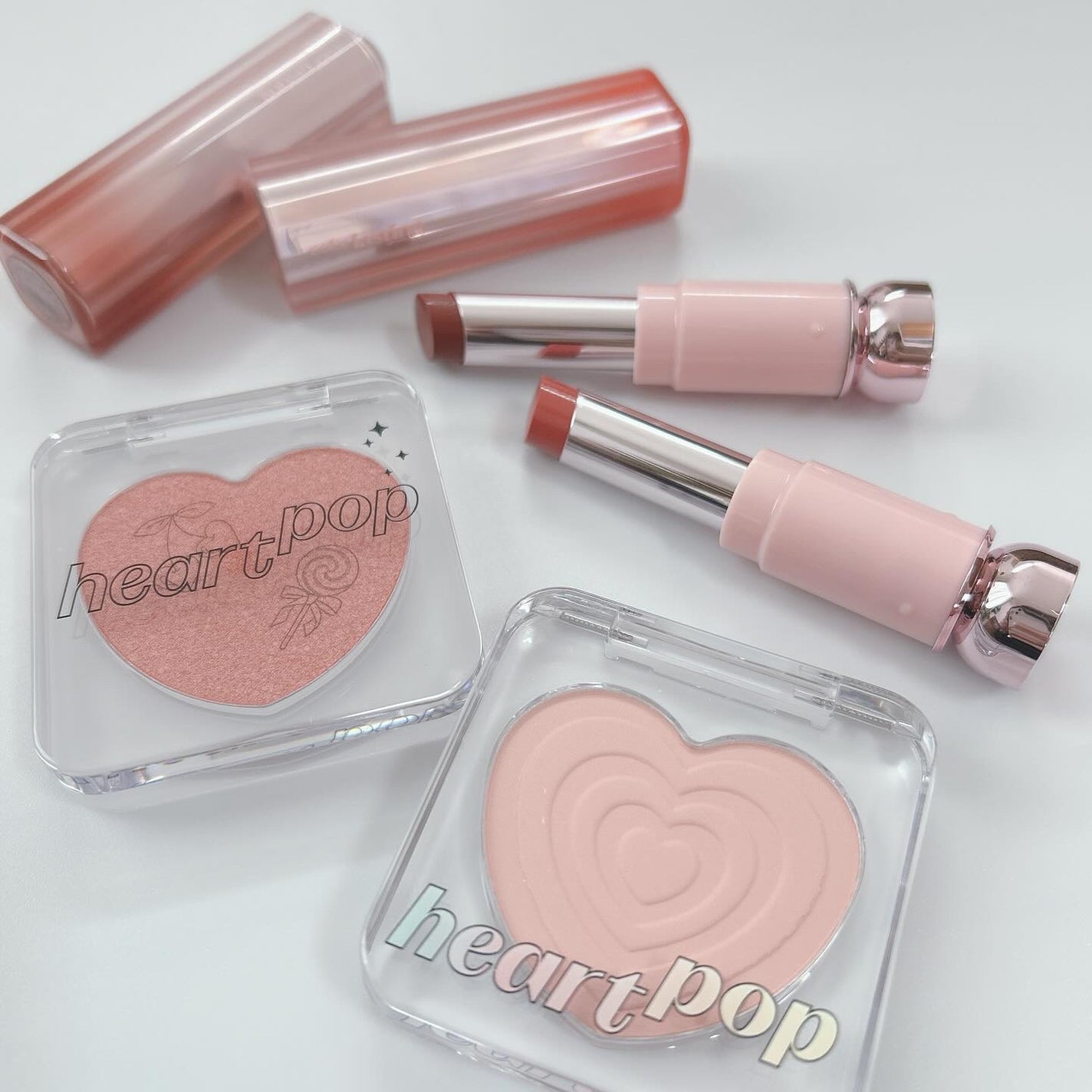 ハートポップブラッシャー/ETUDE/パウダーチークを使ったクチコミ(2枚目)