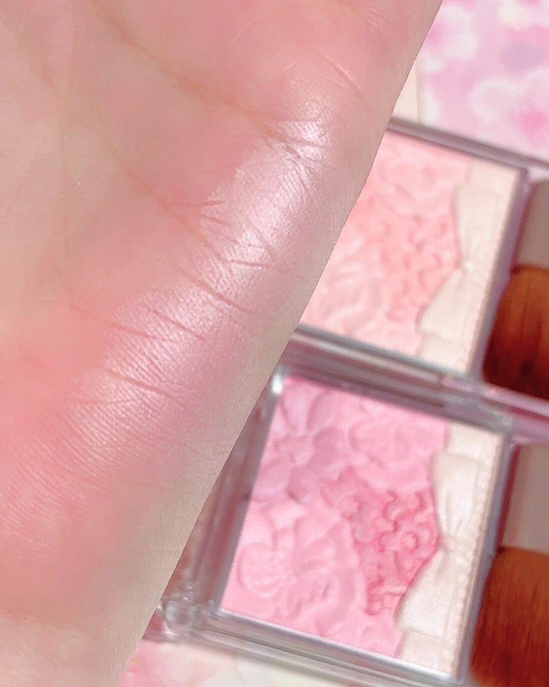 グロウフルールチークス/キャンメイク/パウダーチークを使ったクチコミ(3枚目)