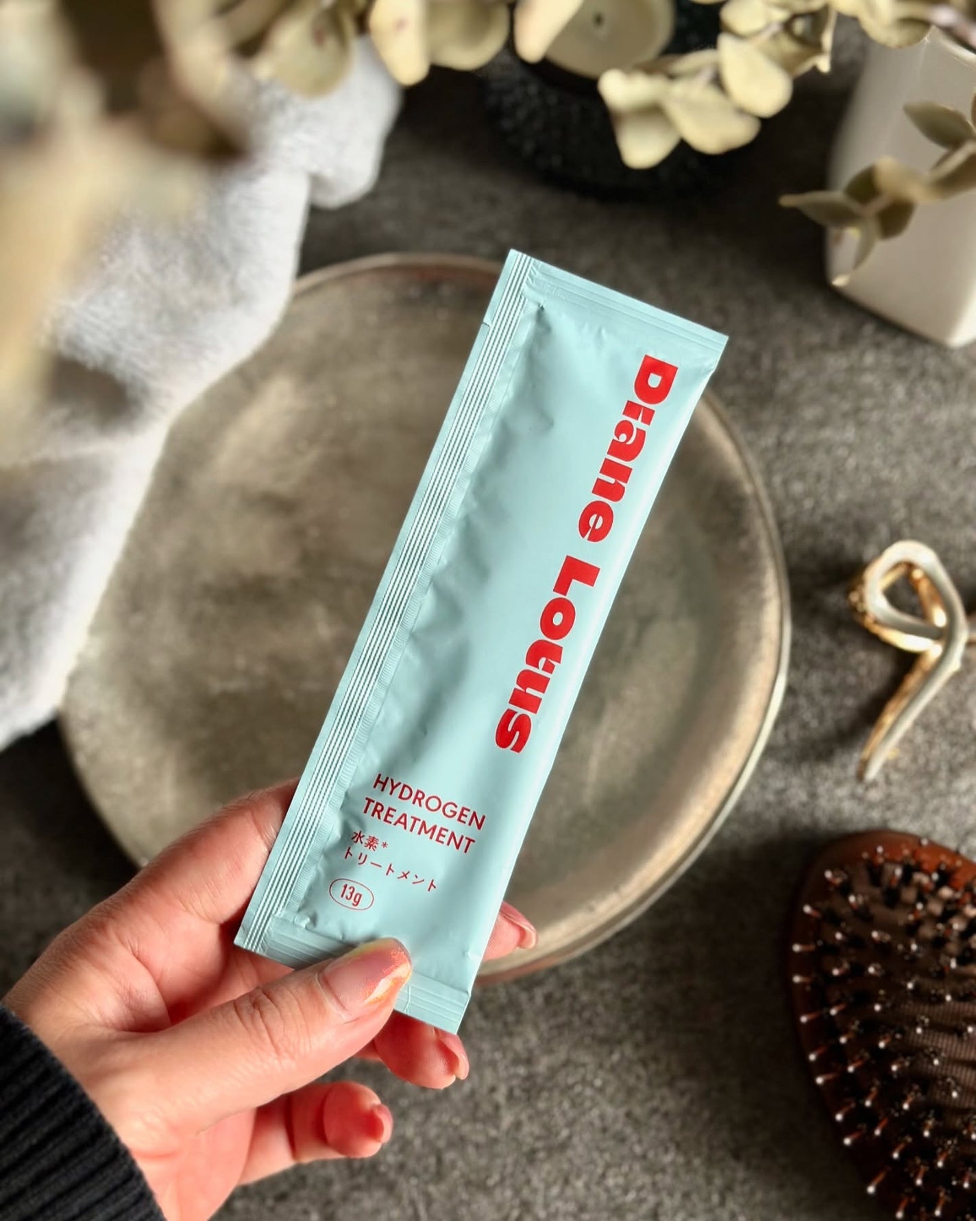 ロータス 水素トリートメント ティー&シトラスの香り/ダイアン/洗い流すヘアトリートメントを使ったクチコミ(3枚目)