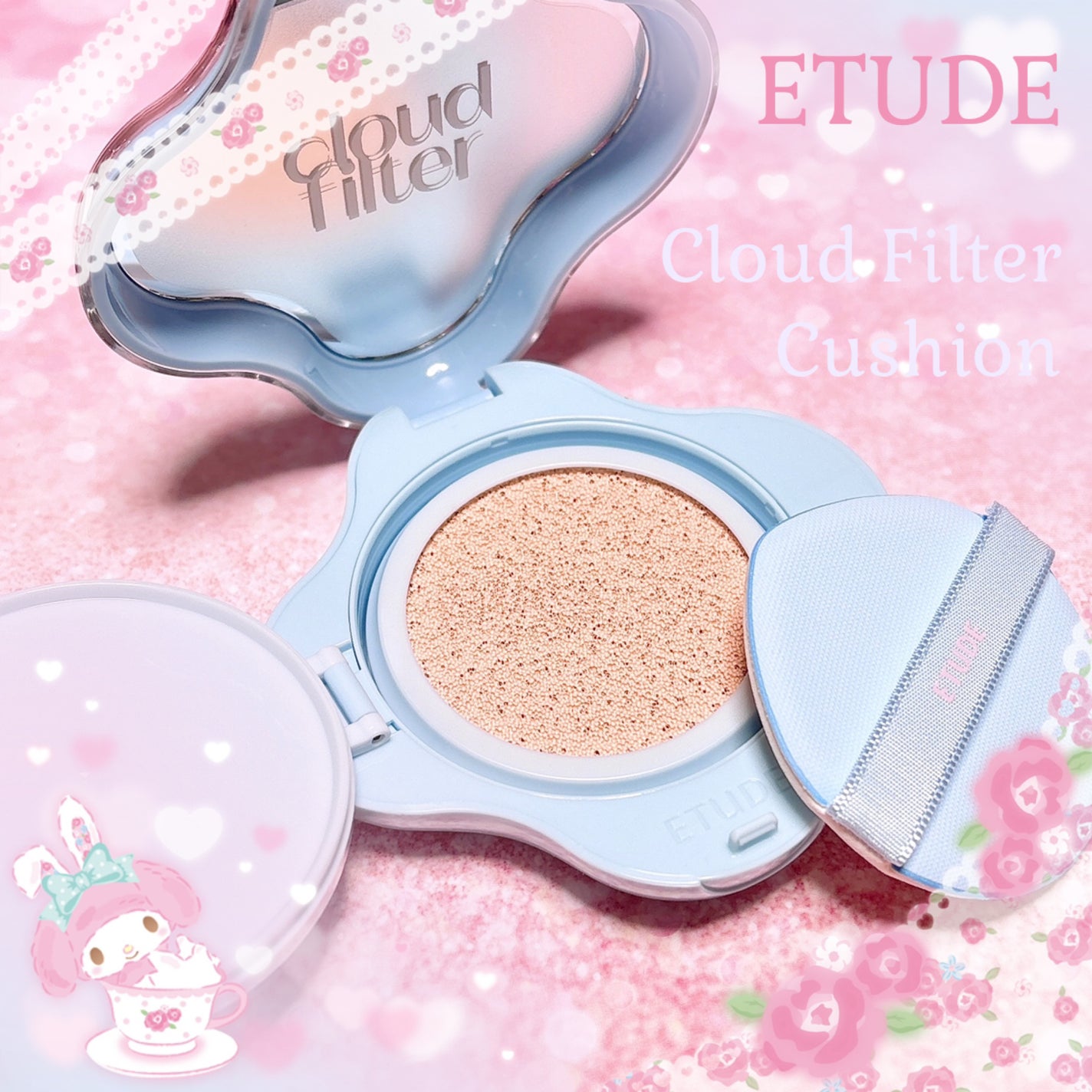 クラウドフィルタークッション/ETUDE/クッションファンデーションを使ったクチコミ(3枚目)