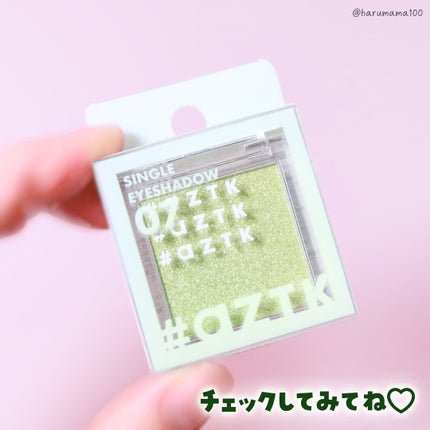 シングルアイシャドウ/aZTK/単色アイシャドウを使ったクチコミ(8枚目)