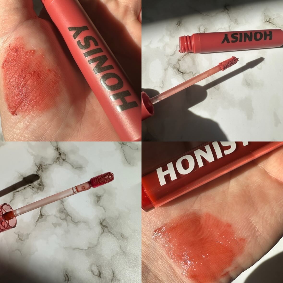 フルーツグロウティント/honisy/リップティントを使ったクチコミ（2枚目）