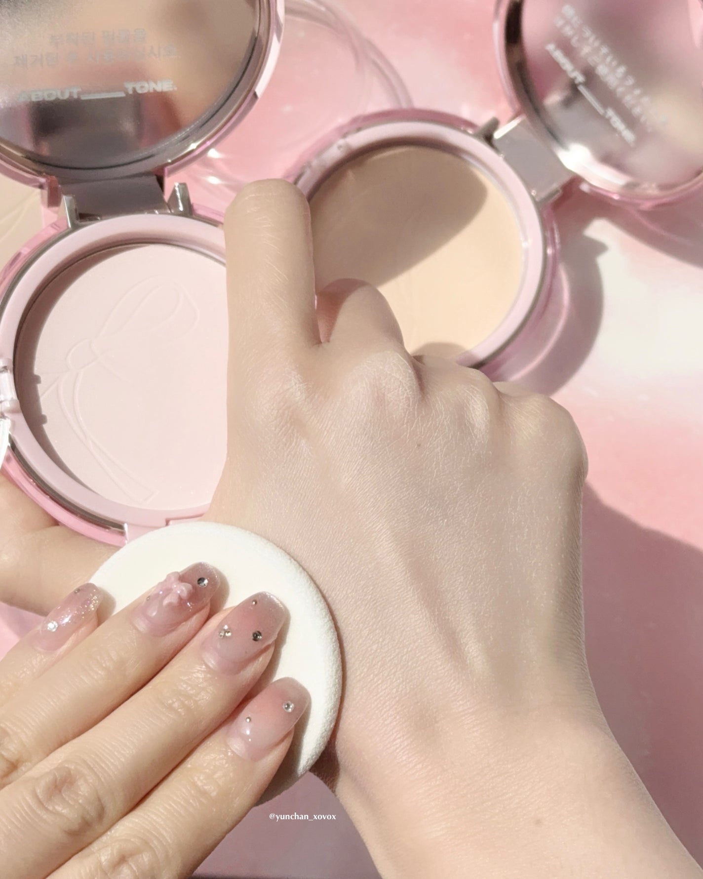 ザ・ブラーパウダーパクト/ABOUT TONE/プレストパウダーを使ったクチコミ(4枚目)