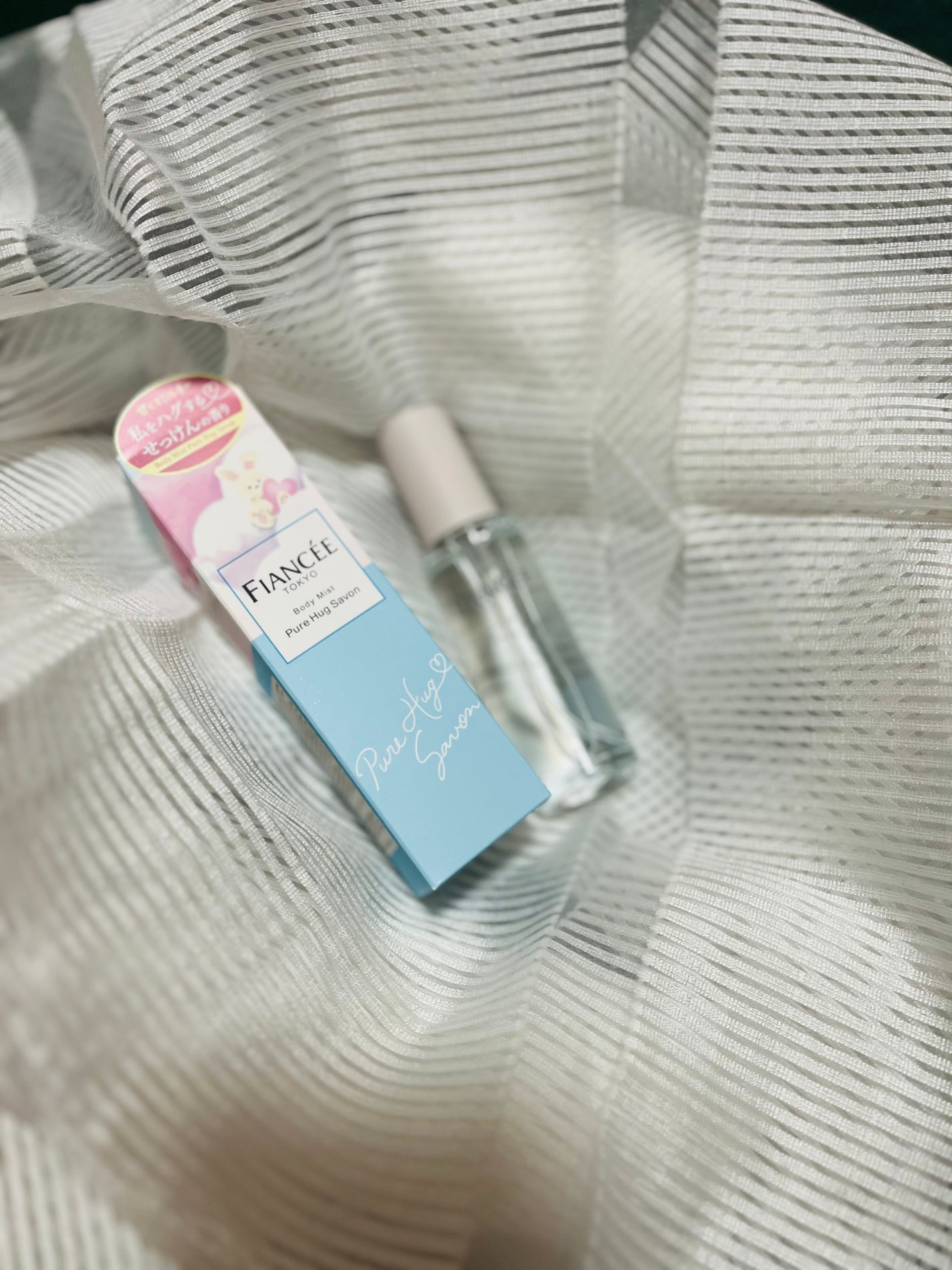 ボディミスト ピュアハグサボン/フィアンセ/香水を使ったクチコミ(1枚目)