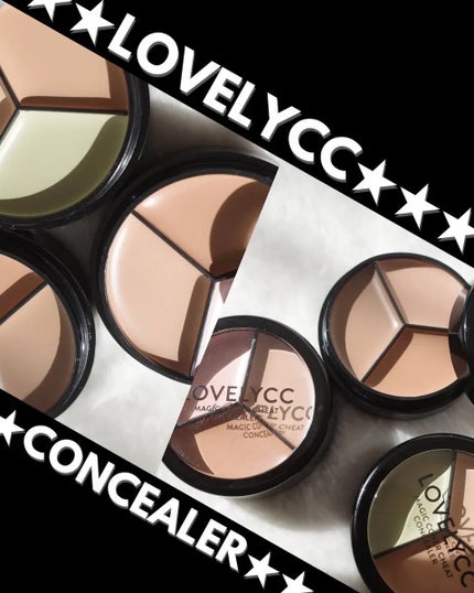 lovelycc マジックカバーチートコンシーラー/LOVELYCC/パレットコンシーラーを使ったクチコミ(3枚目)