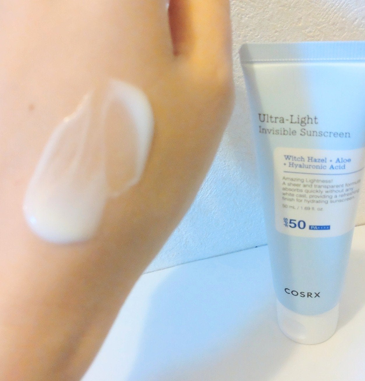 ウルトラライト透明UVクリーム/COSRX/日焼け止めクリームを使ったクチコミ(4枚目)