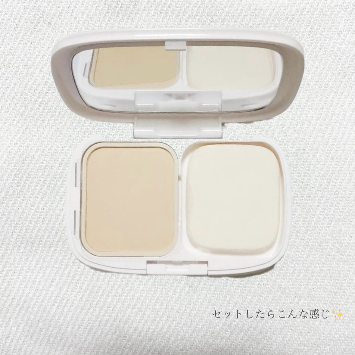 パウダーファンデーション/media luxe/パウダーファンデーションを使ったクチコミ（3枚目）