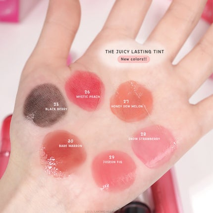 ザ ジューシーラスティングティント/rom&nd/リップティントを使ったクチコミ(6枚目)