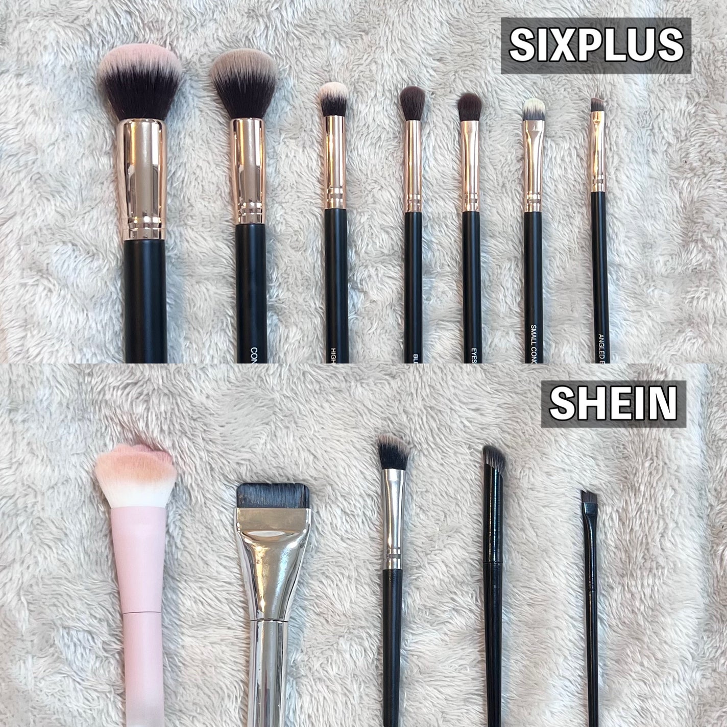 貴族のゴールド メイクブラシ11本セット 化粧ポーチ付き/SIXPLUS/メイクブラシを使ったクチコミ(2枚目)