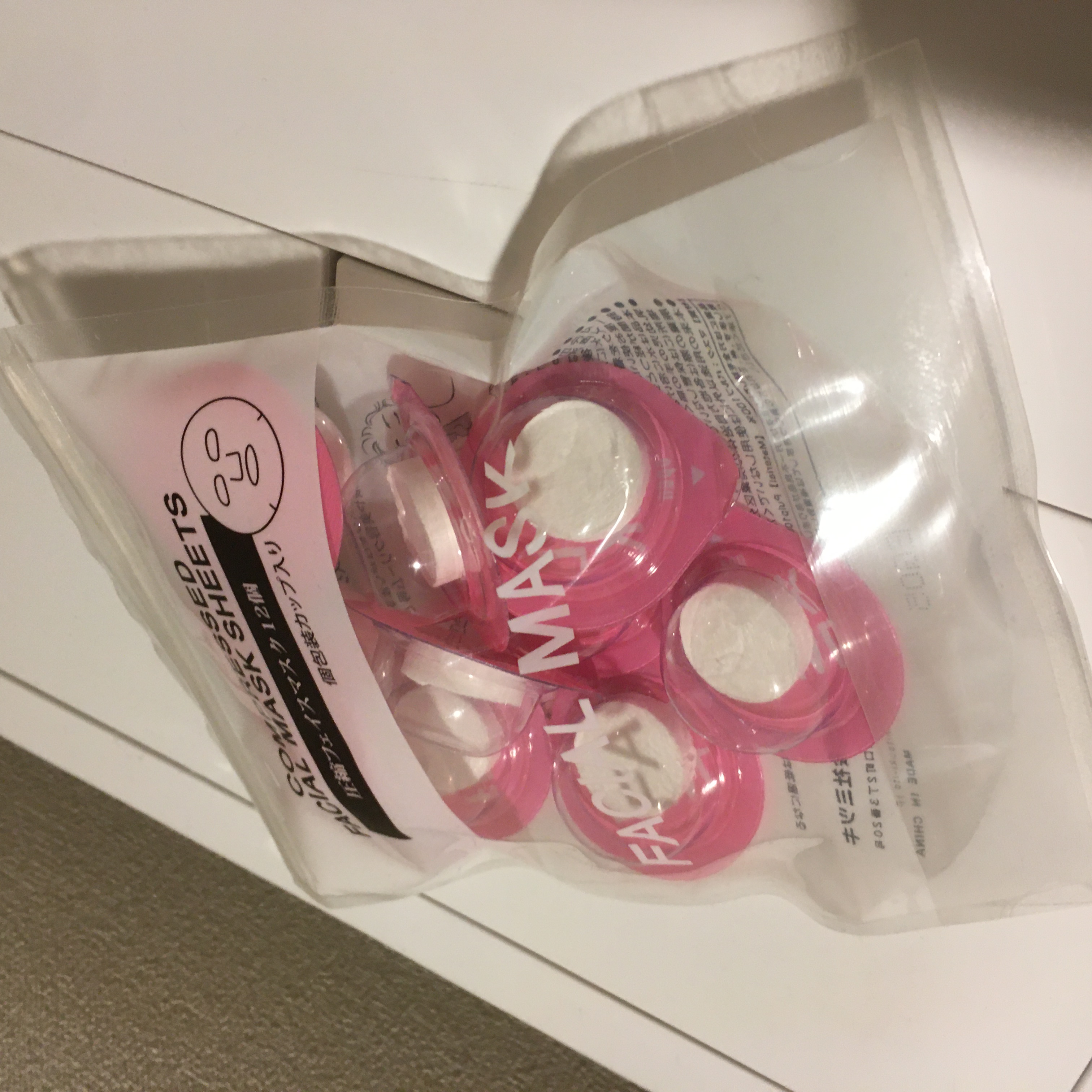 圧縮フェイスマスク12個/キャンドゥ/その他スキンケアグッズを使ったクチコミ（1枚目）