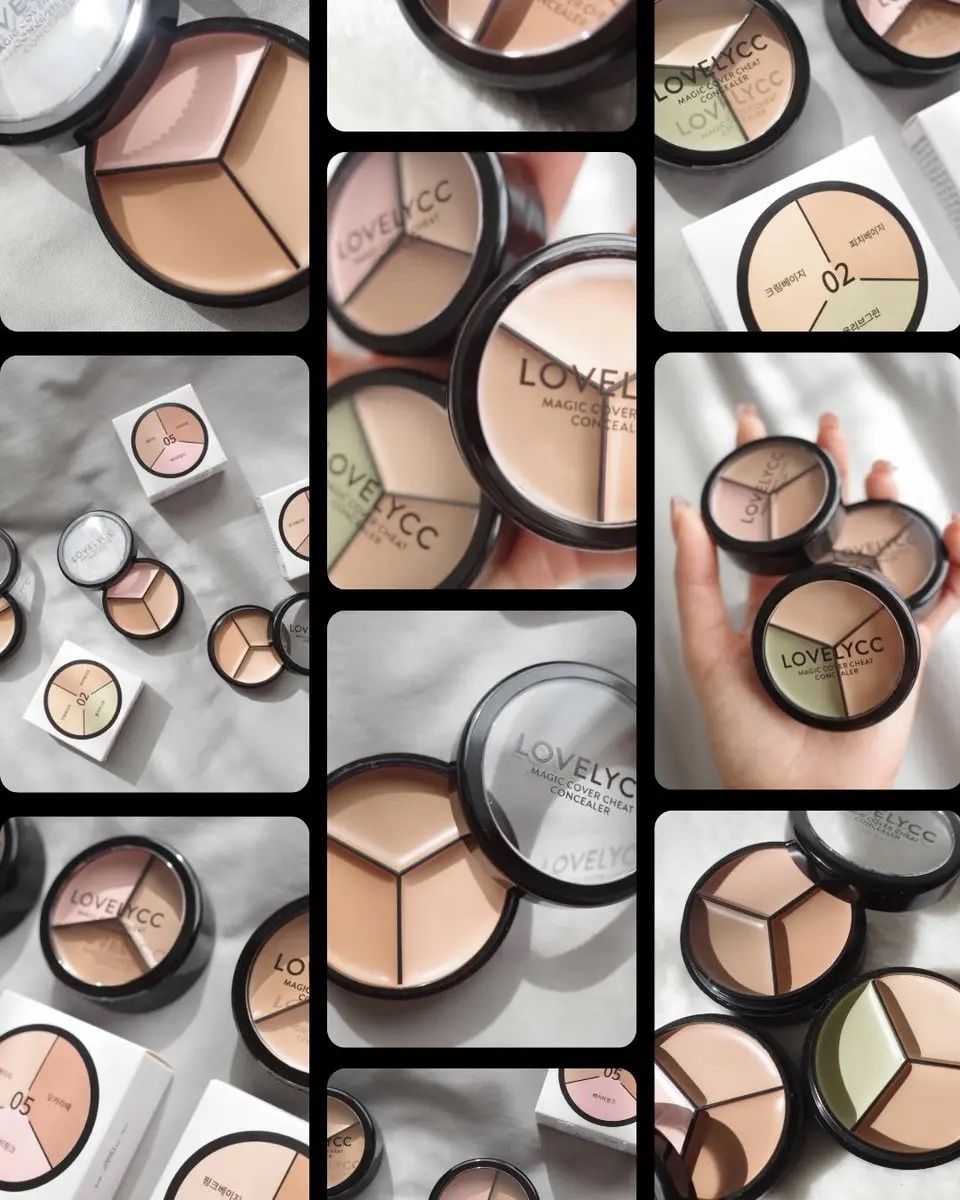 lovelycc マジックカバーチートコンシーラー/LOVELYCC/パレットコンシーラーを使ったクチコミ（1枚目）