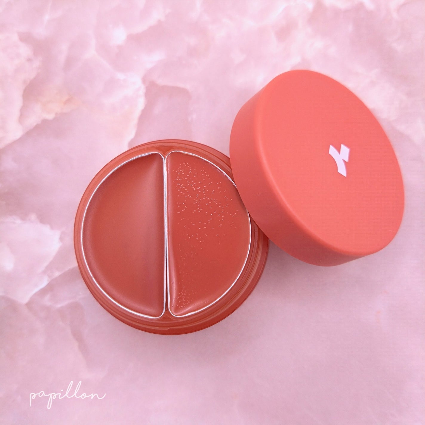 チークトーン リップ&チーク デュオバーム/TONYMOLY/口紅を使ったクチコミ(2枚目)