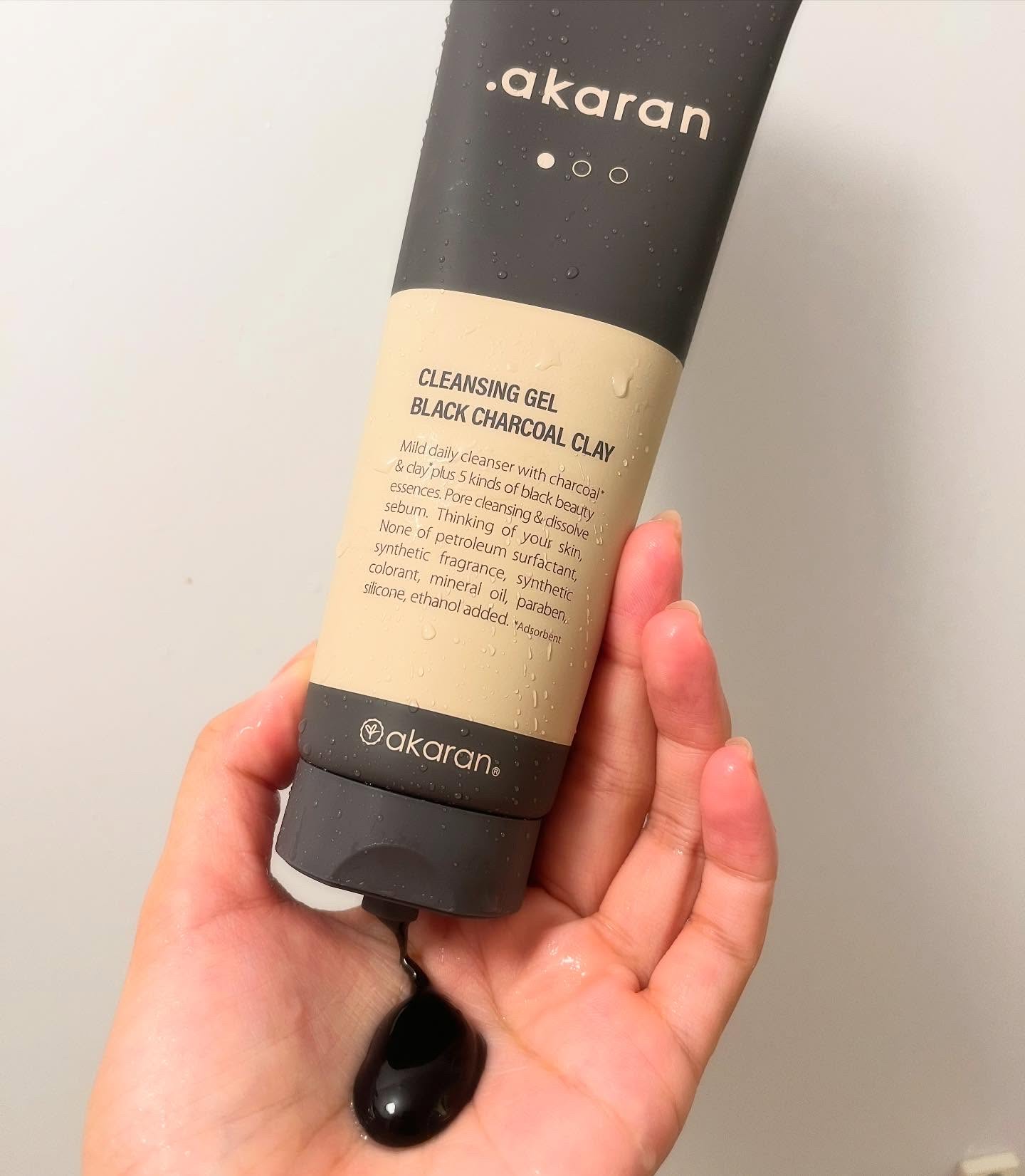 ブラックジェルクレンジング/.akaran/クレンジングジェルを使ったクチコミ（2枚目）