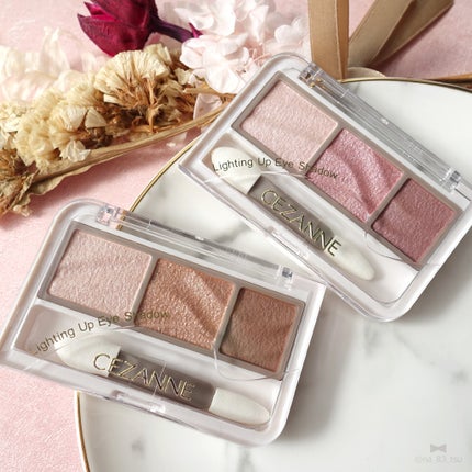ライティングアップアイシャドウ/CEZANNE/アイシャドウを使ったクチコミ(1枚目)