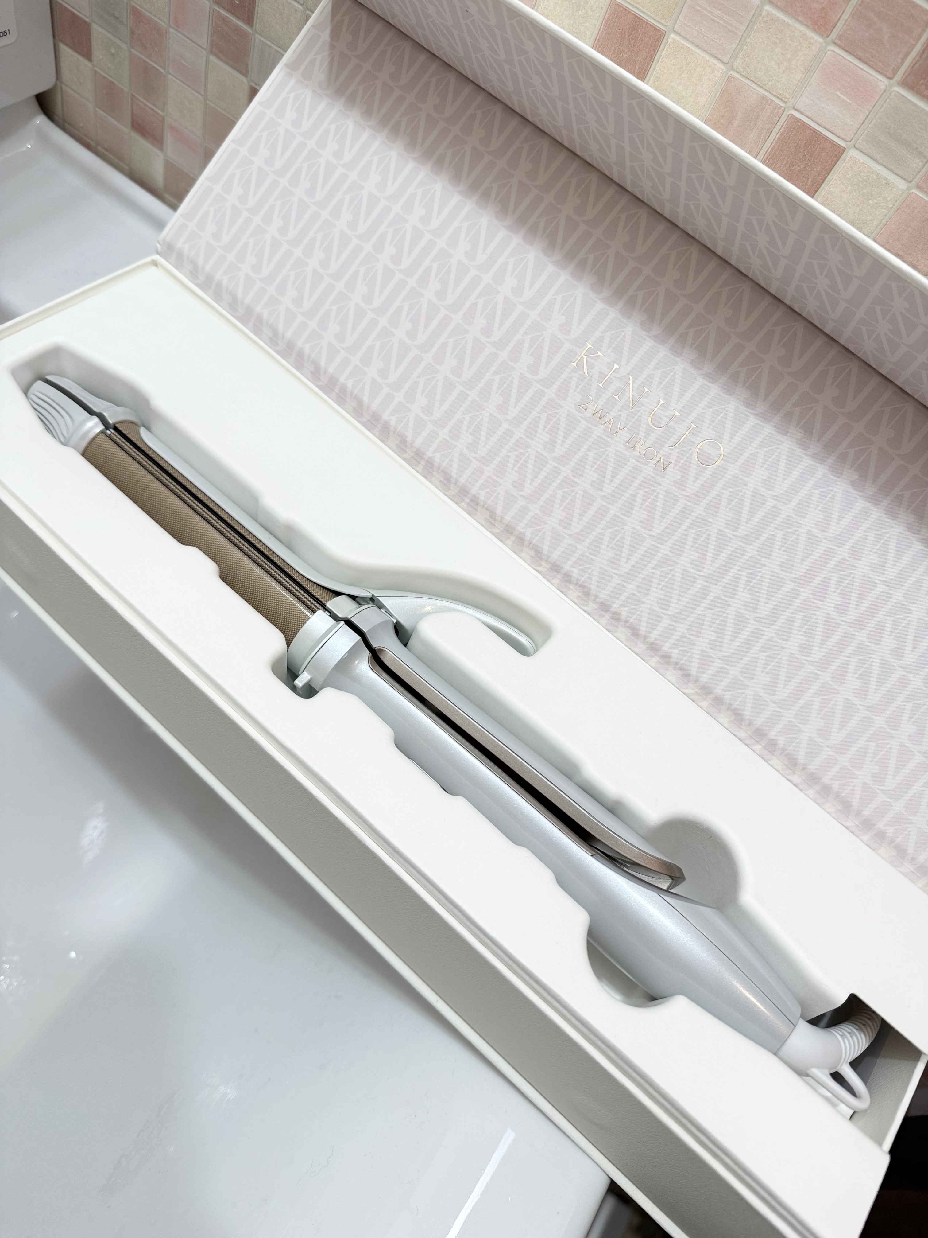 KINUJO 2WAY IRON［ツーウェイアイロン］/KINUJO/その他ヘアアイロンを使ったクチコミ（1枚目）