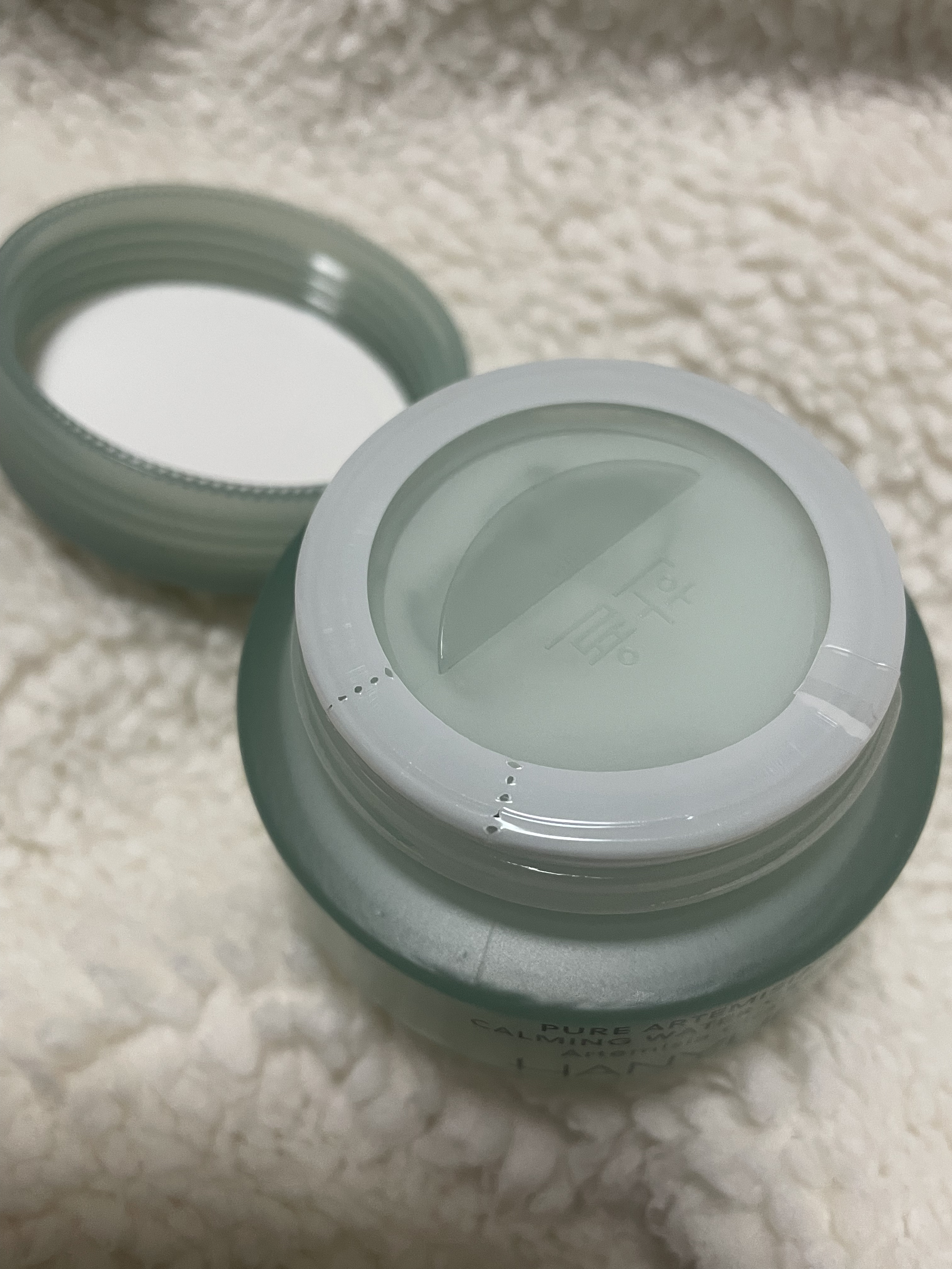 ピュアアルテミシア カーミングウォータークリーム/HANYUL(ハンユル)/フェイスクリームを使ったクチコミ（2枚目）