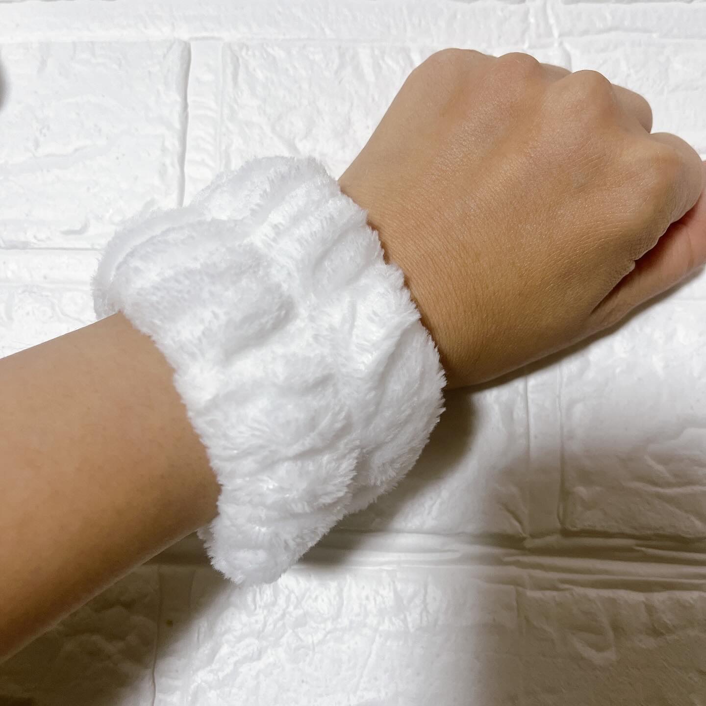 洗顔用リストバンド/セリア/その他スキンケアを使ったクチコミ（3枚目）