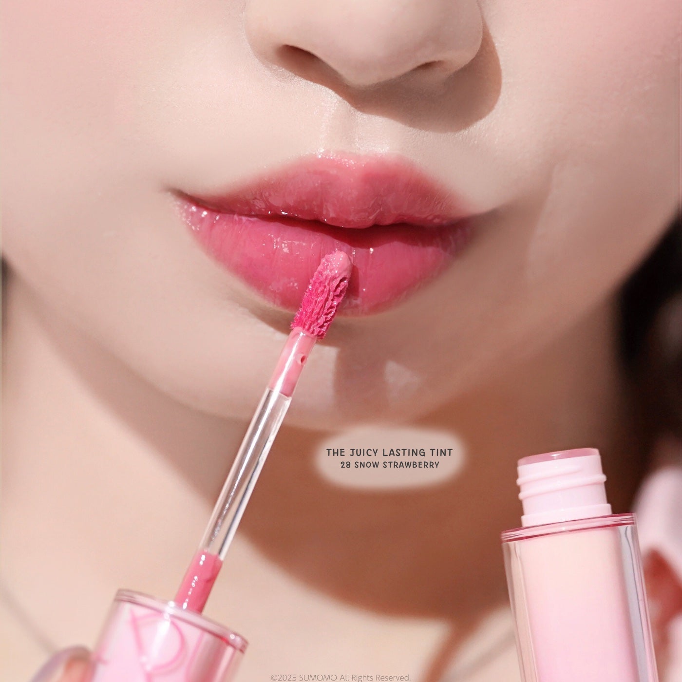 ザ ジューシーラスティングティント/rom&nd/リップティントを使ったクチコミ(3枚目)