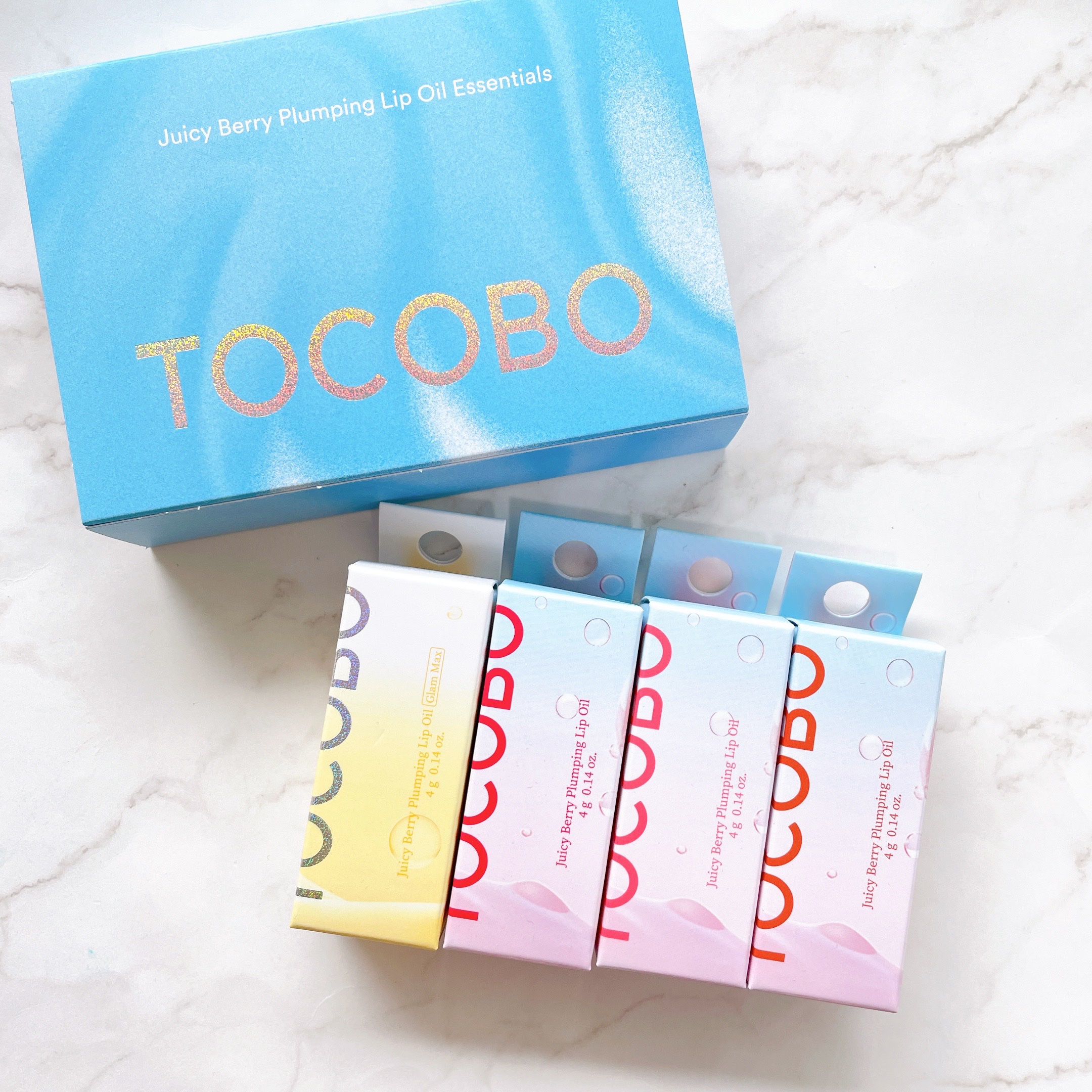 ジューシーベリープランピングリップオイル/TOCOBO/リップグロスを使ったクチコミ（3枚目）