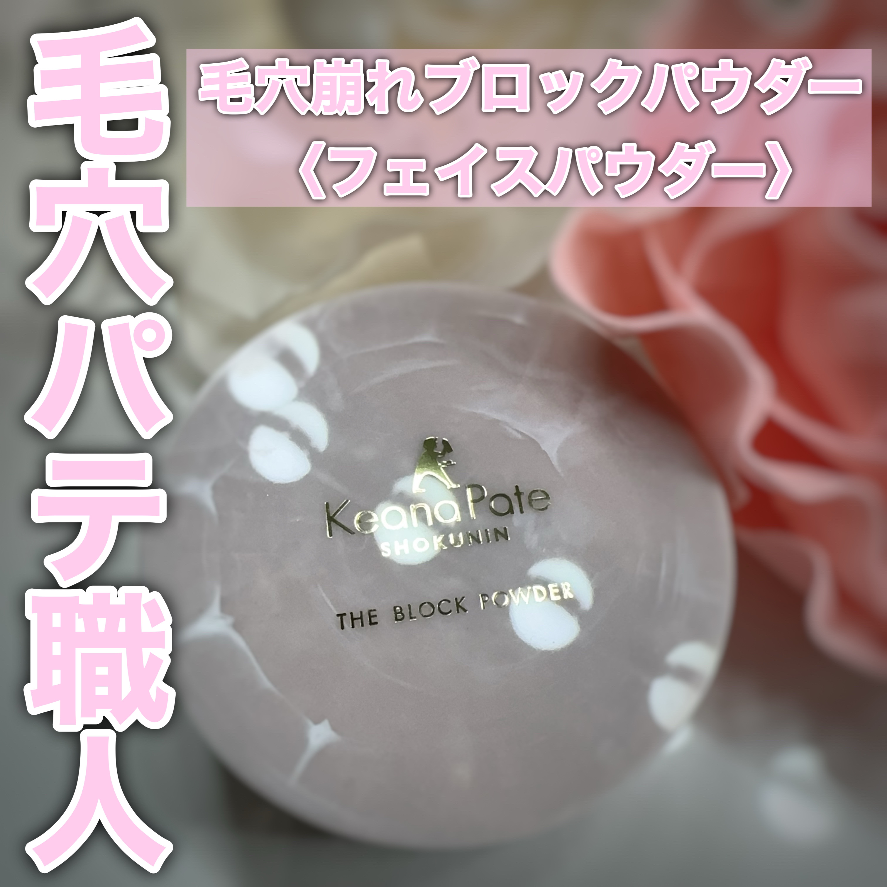 毛穴パテ職人 毛穴崩れブロックパウダー/毛穴パテ職人/ルースパウダーを使ったクチコミ（1枚目）