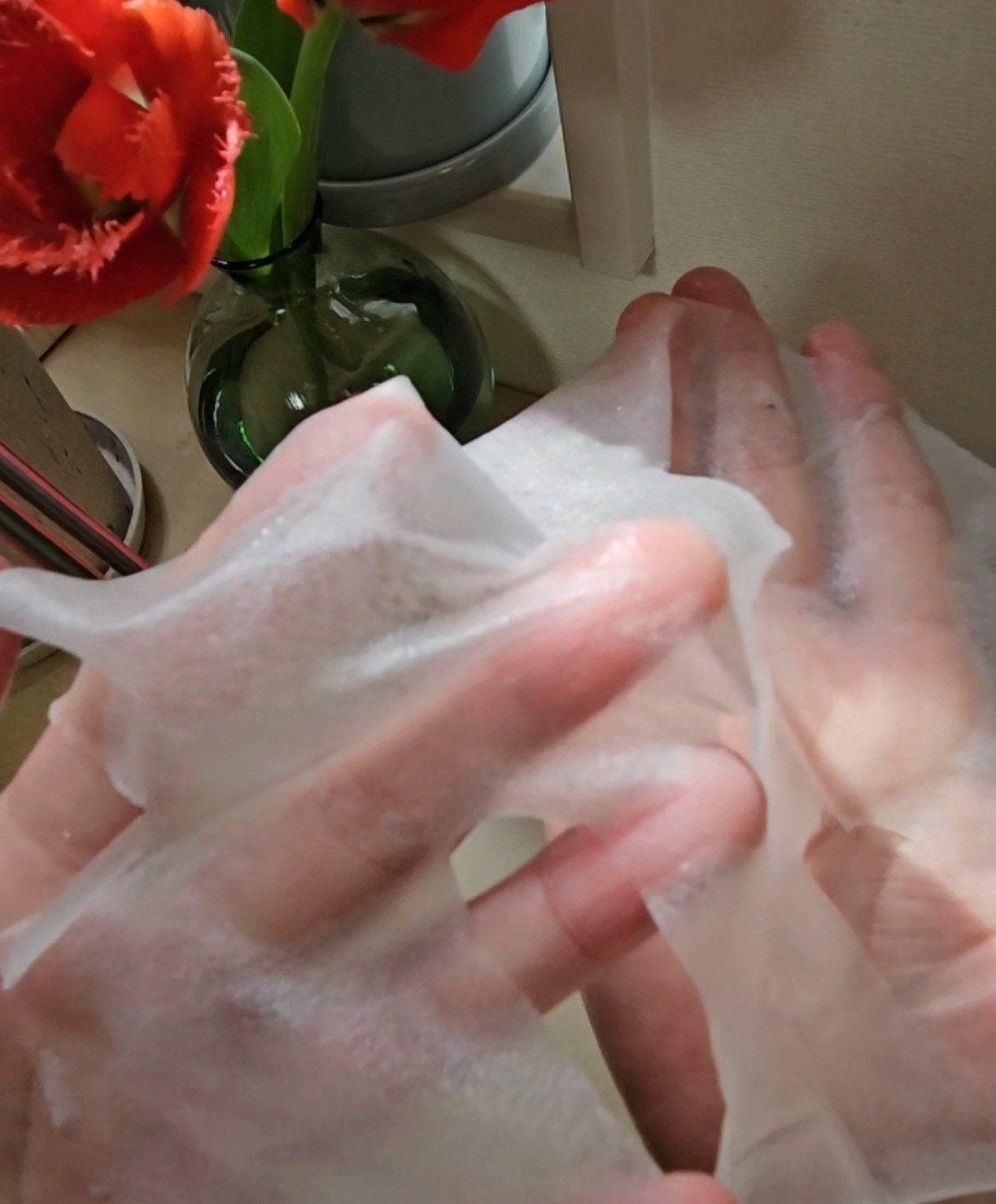 レッドブレミッシュクイックPHAシートマスク/Dr.G/シートマスク・パックを使ったクチコミ(3枚目)