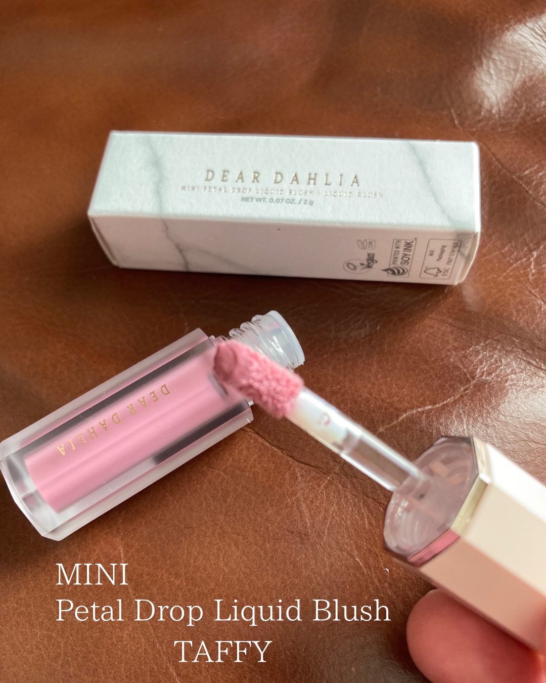 ペタルドロップリキッドブラッシャー/DEAR DAHLIA/リキッドチークを使ったクチコミ（2枚目）
