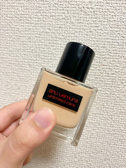 アンリミテッド ケア ツヤ セラム ファンデーション/shu uemura/リキッドファンデーションを使ったクチコミ(1枚目)