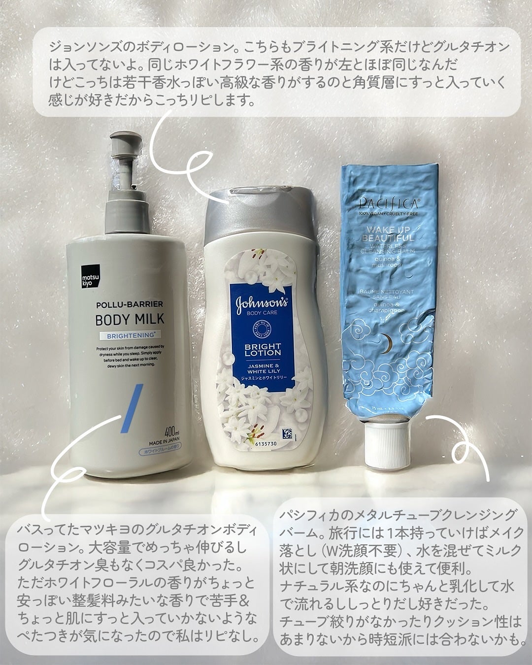 バイブラント ラディアンス アロマミルク/ジョンソンボディケア/ボディミルクを使ったクチコミ(2枚目)